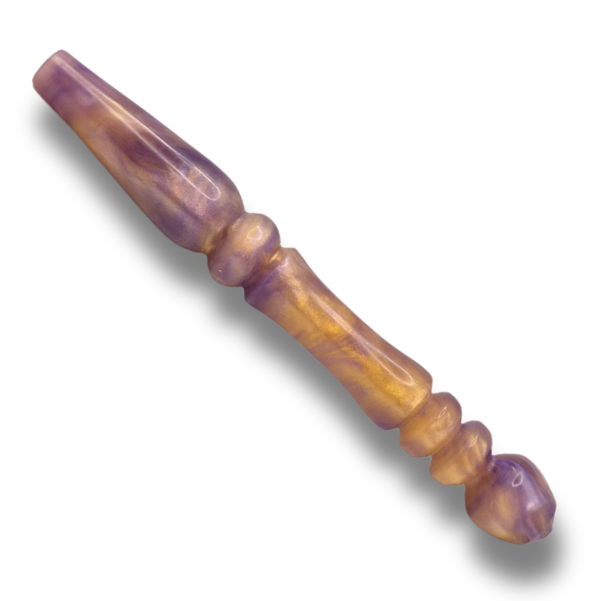 Handgefertigte Resin-Häkelnadel 3–5 mm – ergonomisches Unikat
