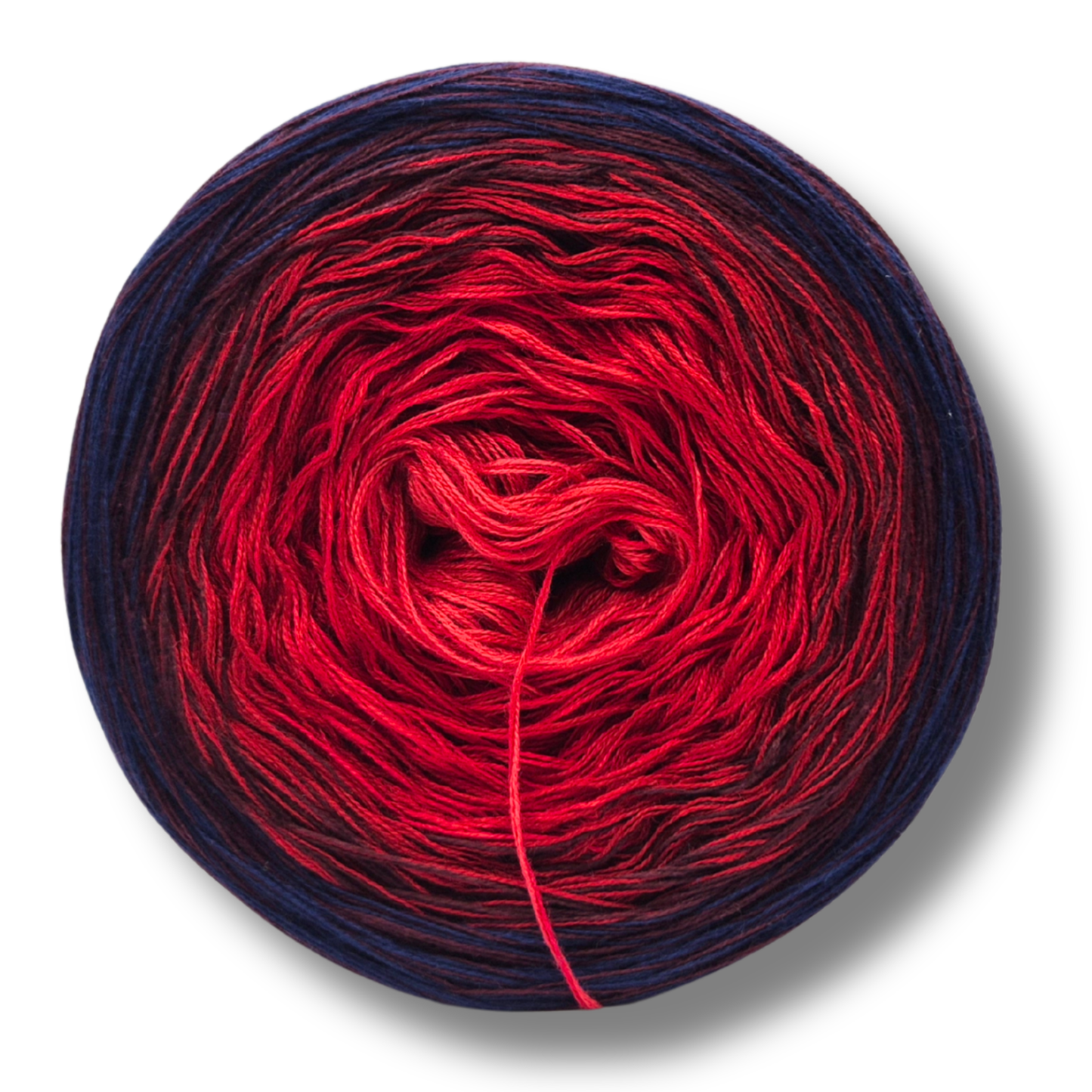 Bobbel Rote Rose im Schatten