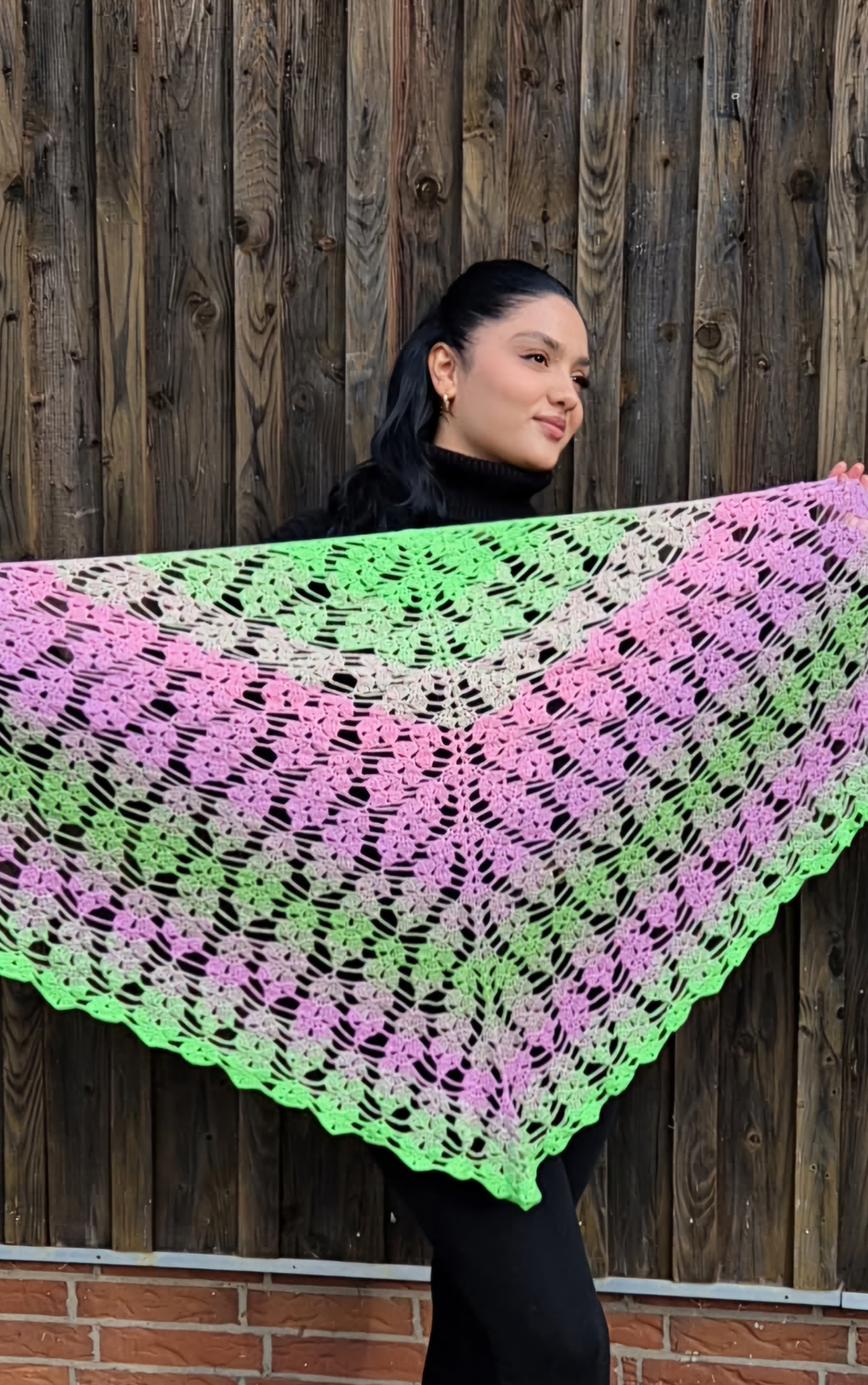 Tuch / Schal Die Harfe der Meerjungfrau