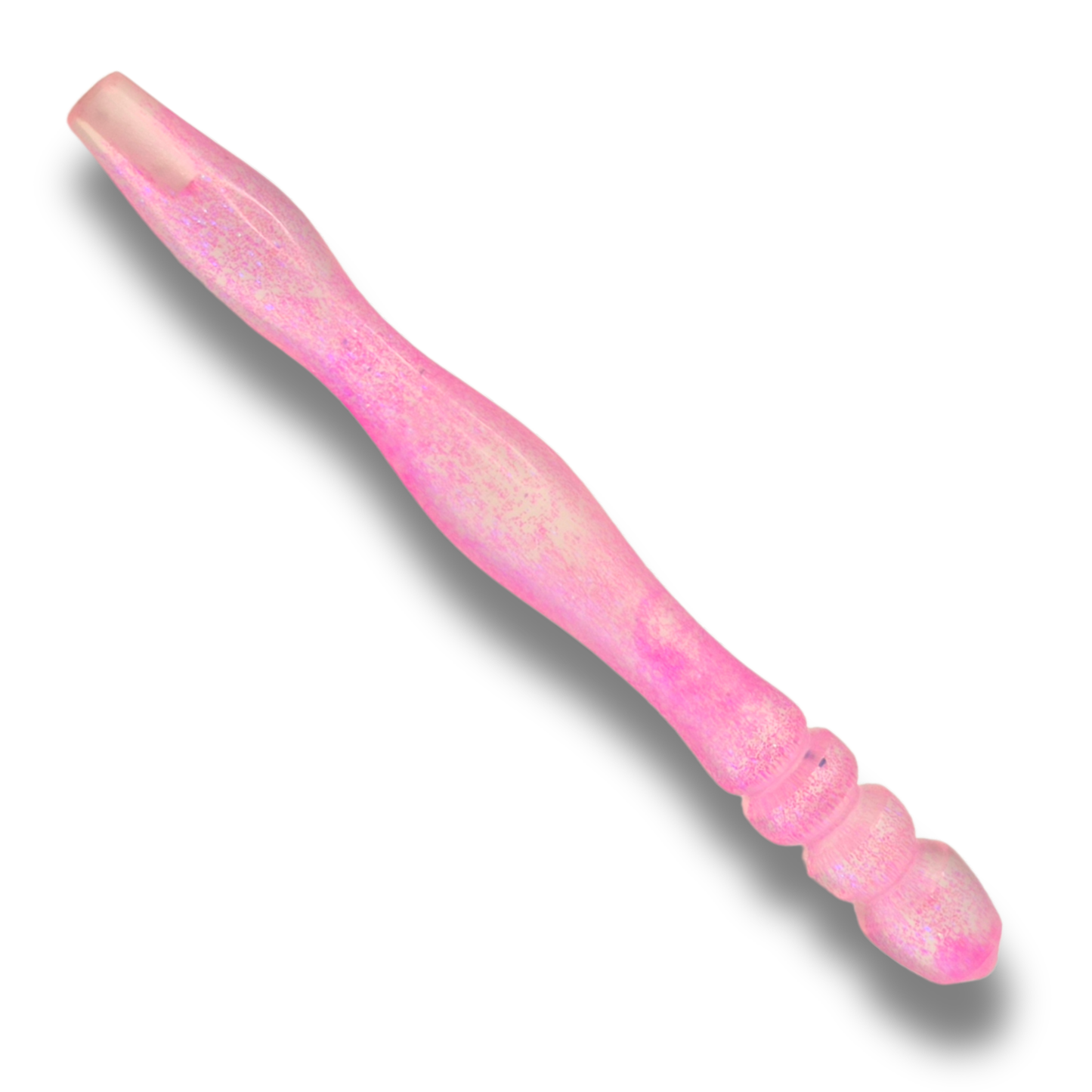 Handgefertigte Resin-Häkelnadel 3–4,5 mm – ergonomisches Unikat