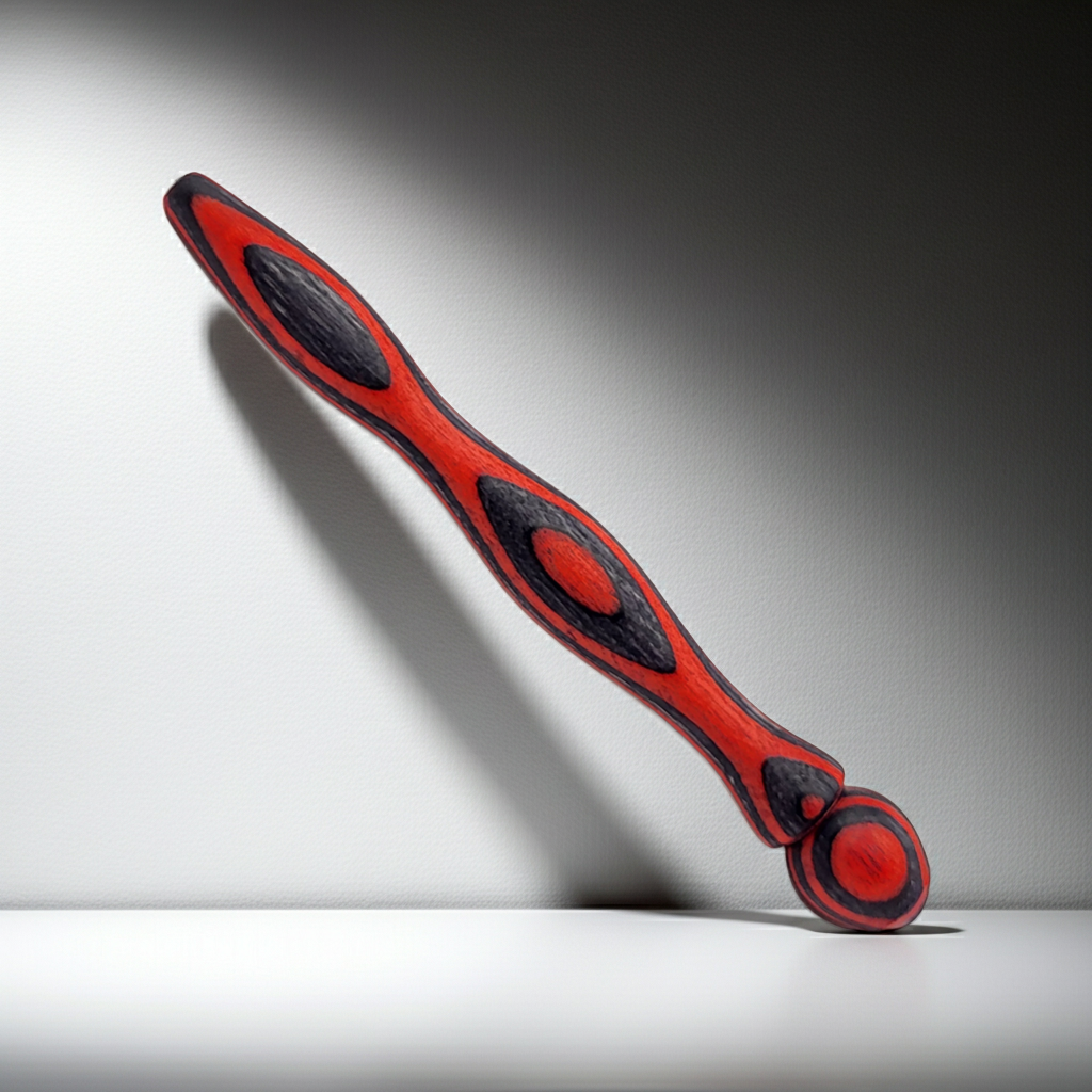 Handgefertigte Holz-Häkelnadel aus Multiplex 2,5–4 mm – ergonomisches Unikat