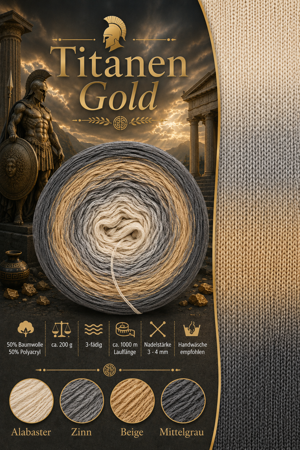Bobbel Titanen Gold