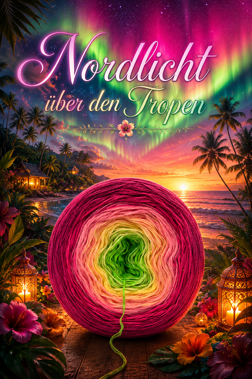 Bobbel Nordlicht über den Tropen