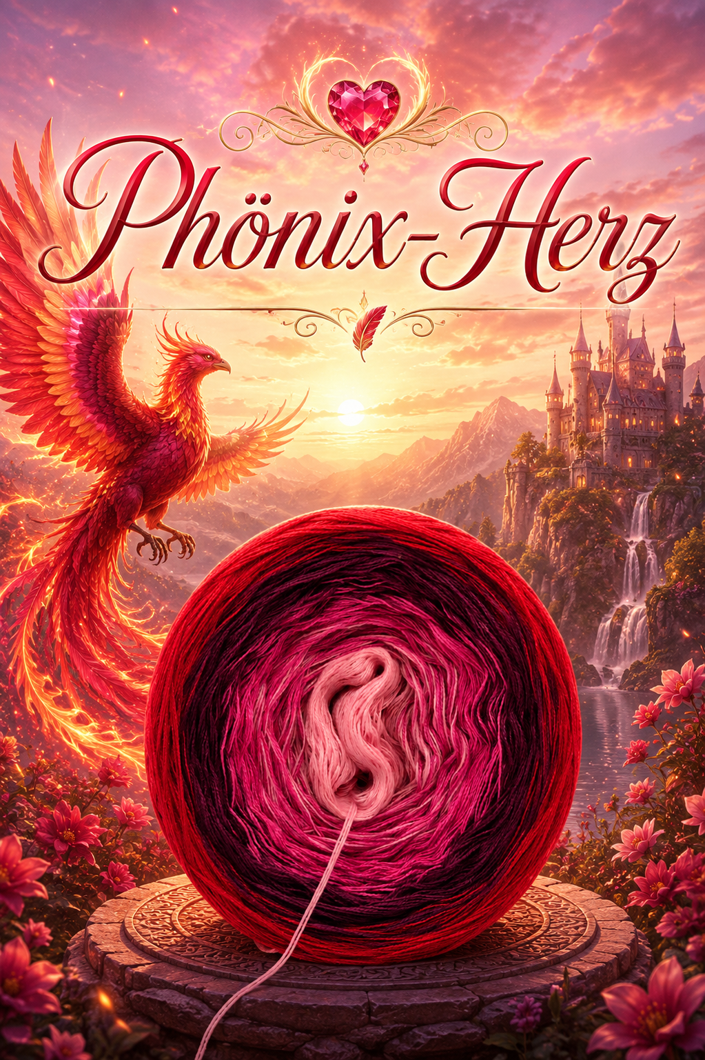 Bobbel Phönix-Herz