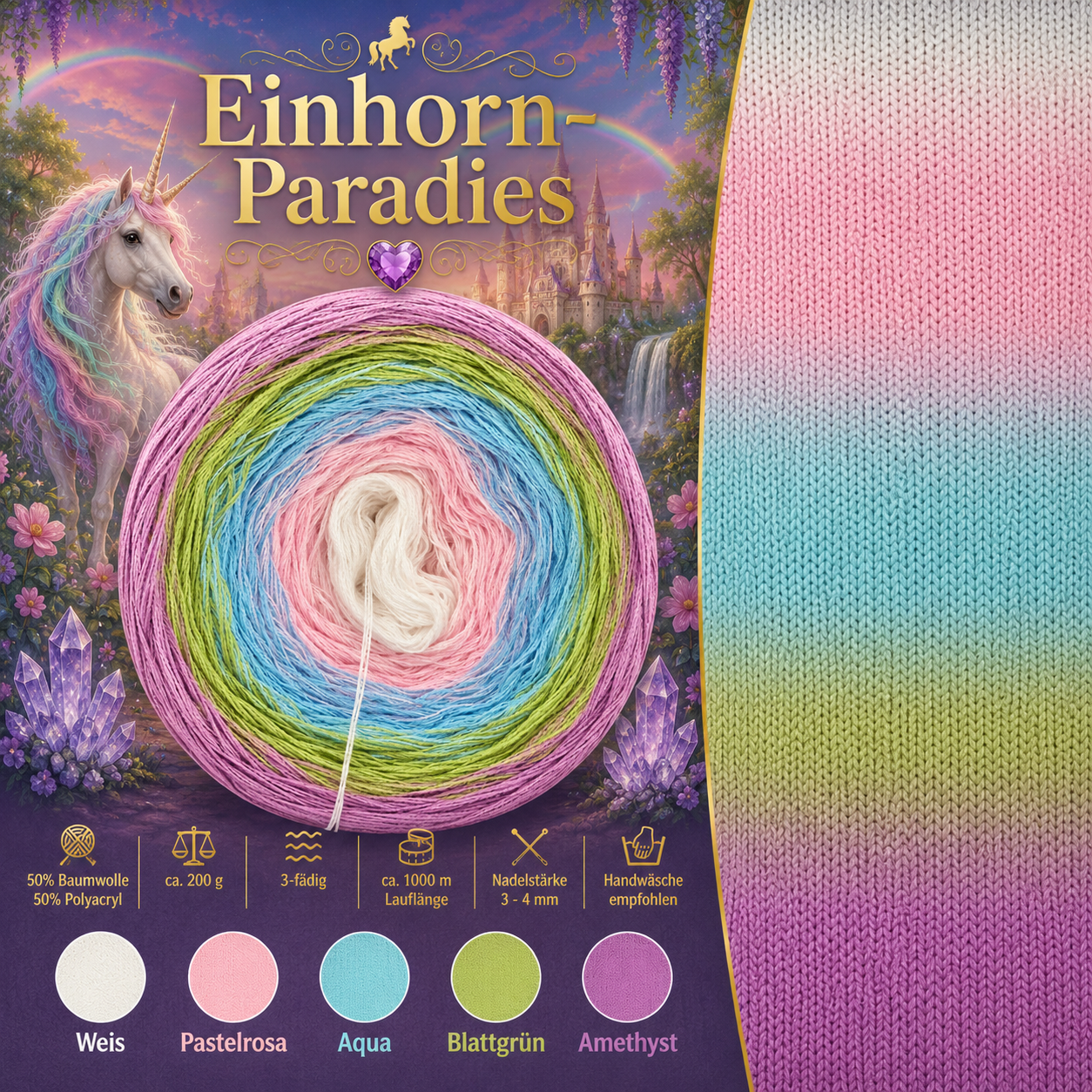 Bobbel Einhorn Paradies