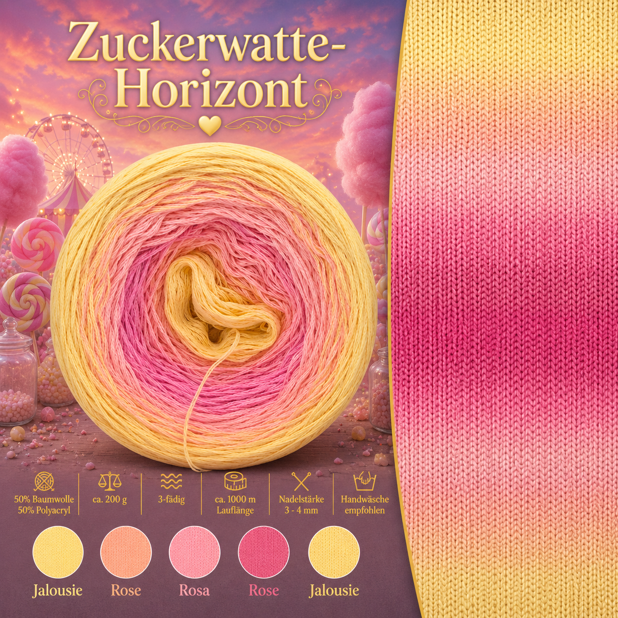 Bobbel Zuckerwatte-Horizont
