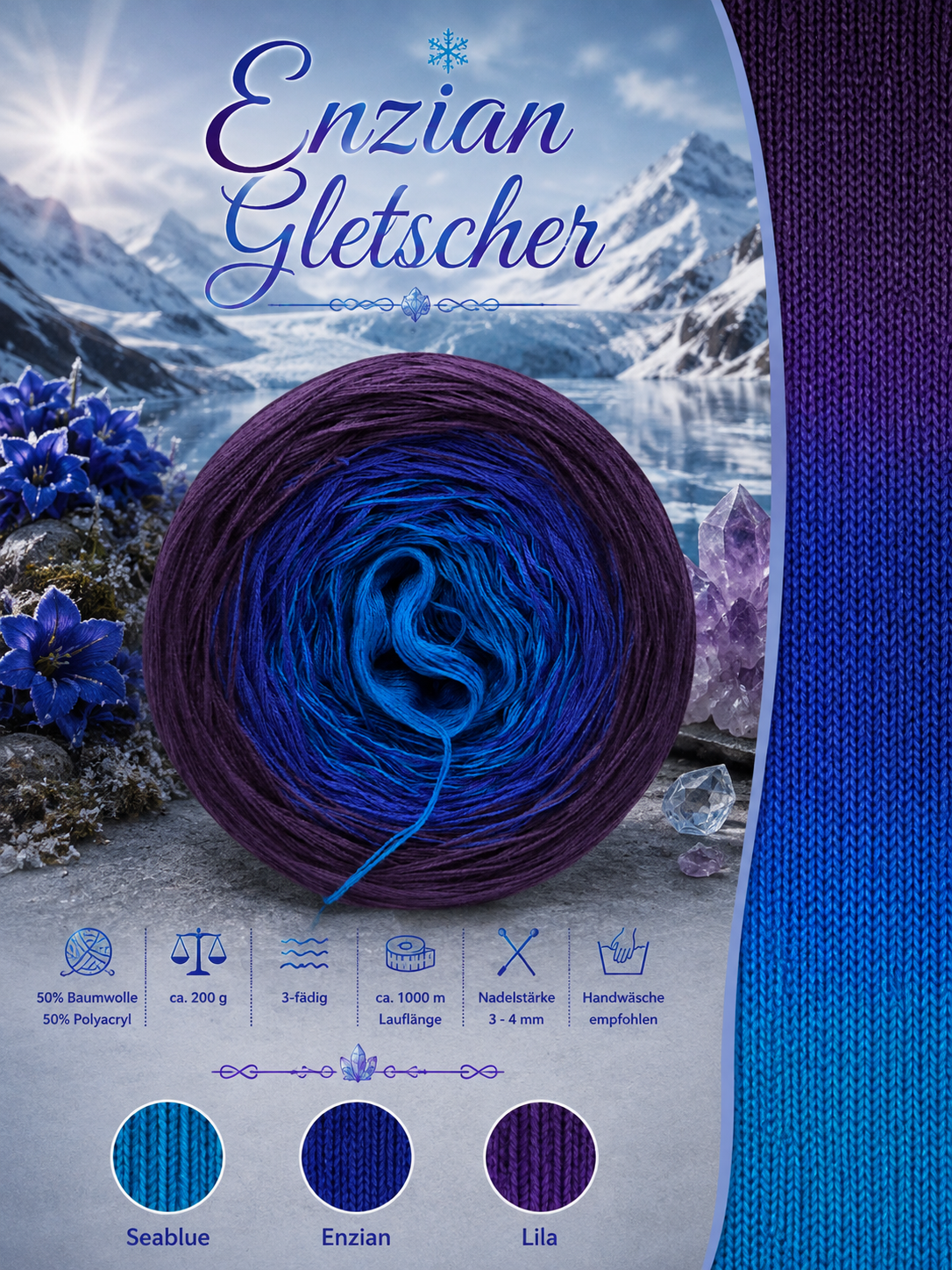 Bobbel Enzian Gletscher
