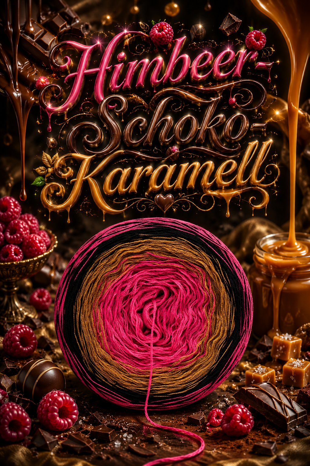 Bobbel Himbeer-Schoko-Karamell