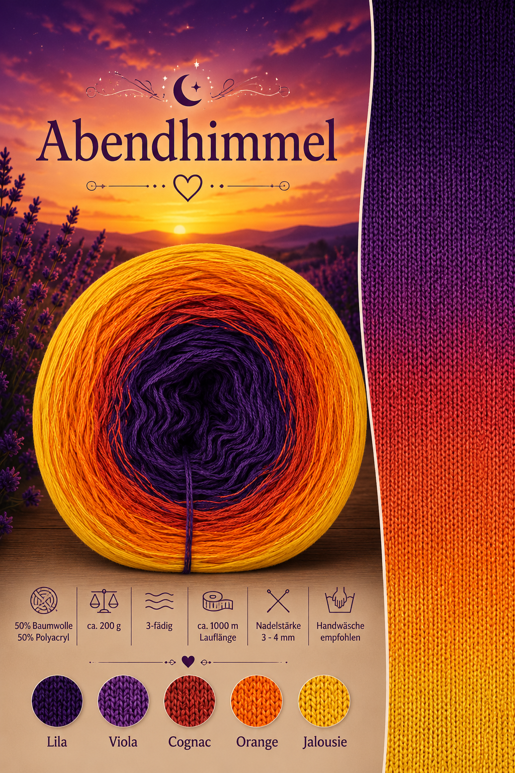 Bobbel Abendhimmel