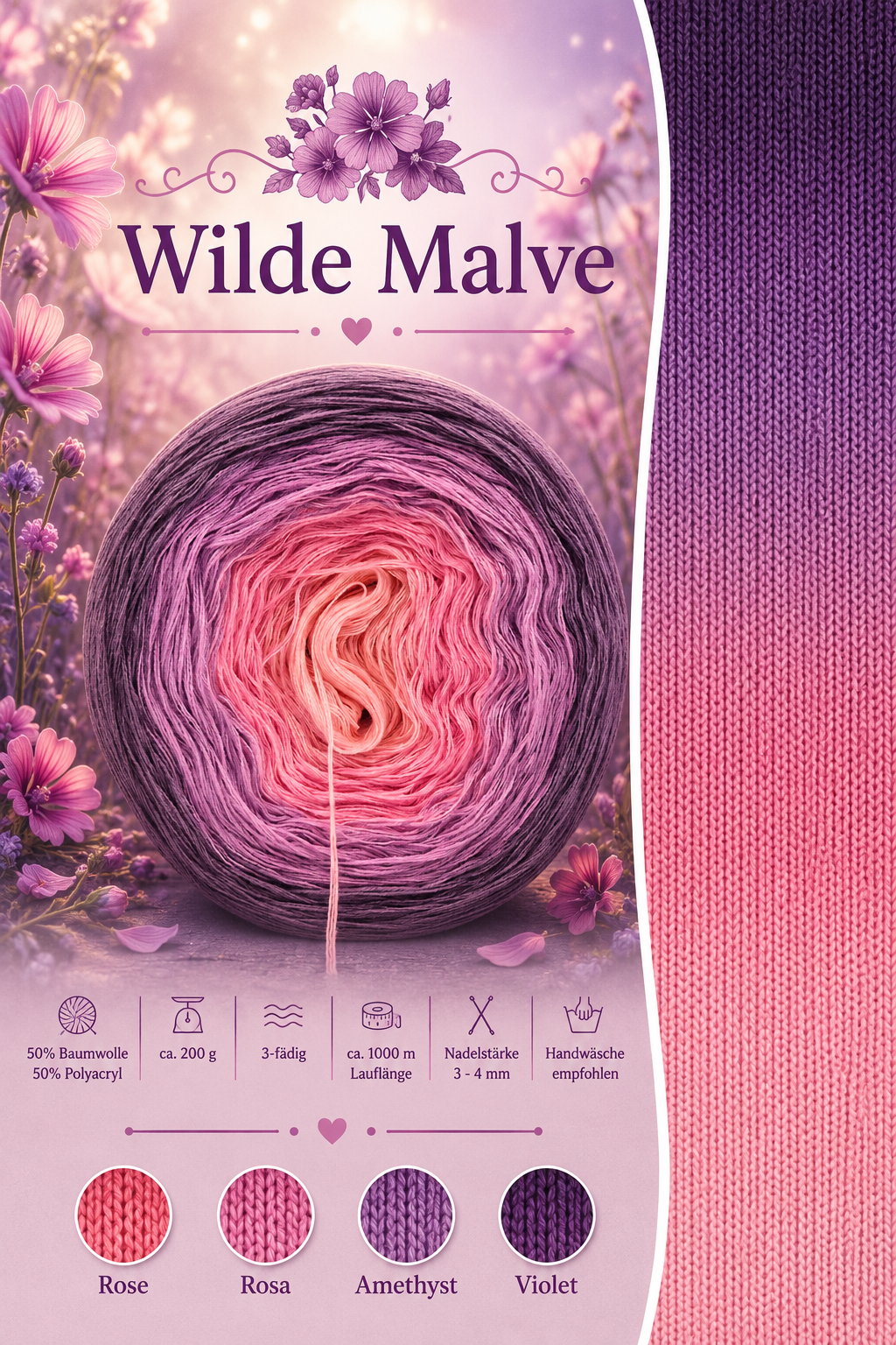 Bobbel Wilde Malve