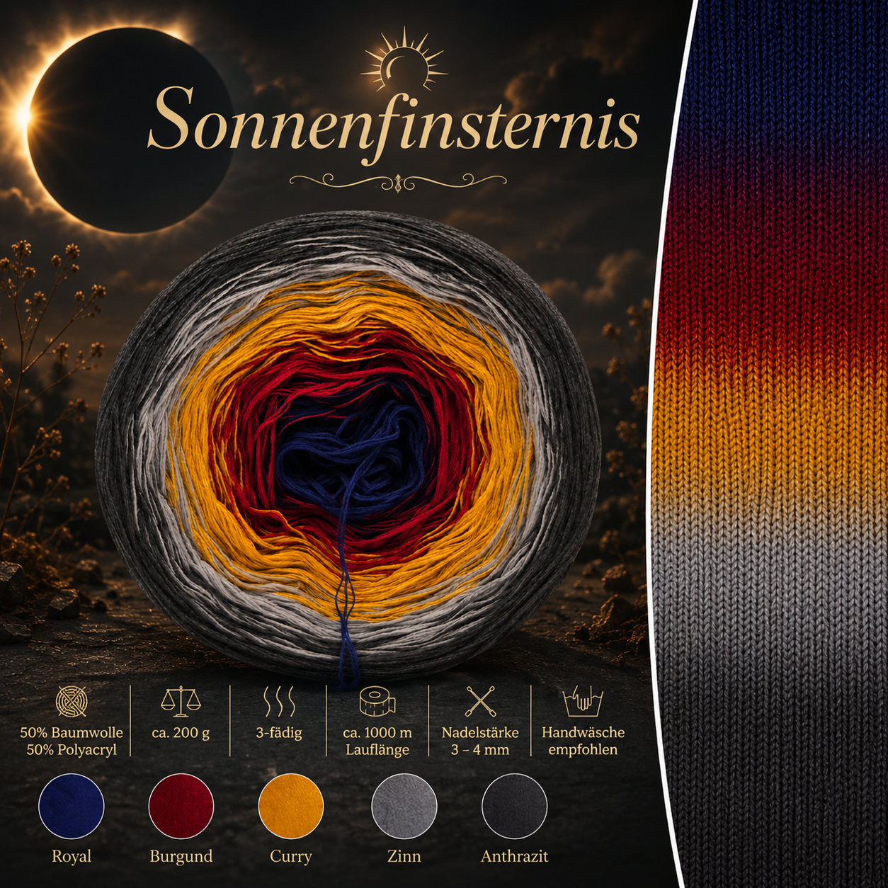 Bobbel Sonnenfinsternis