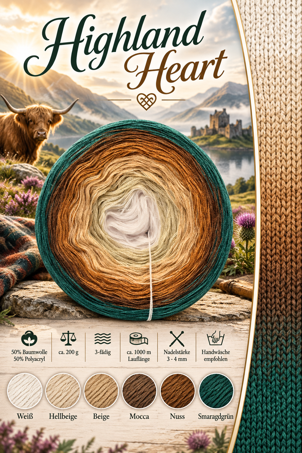 Bobbel Highland Heart