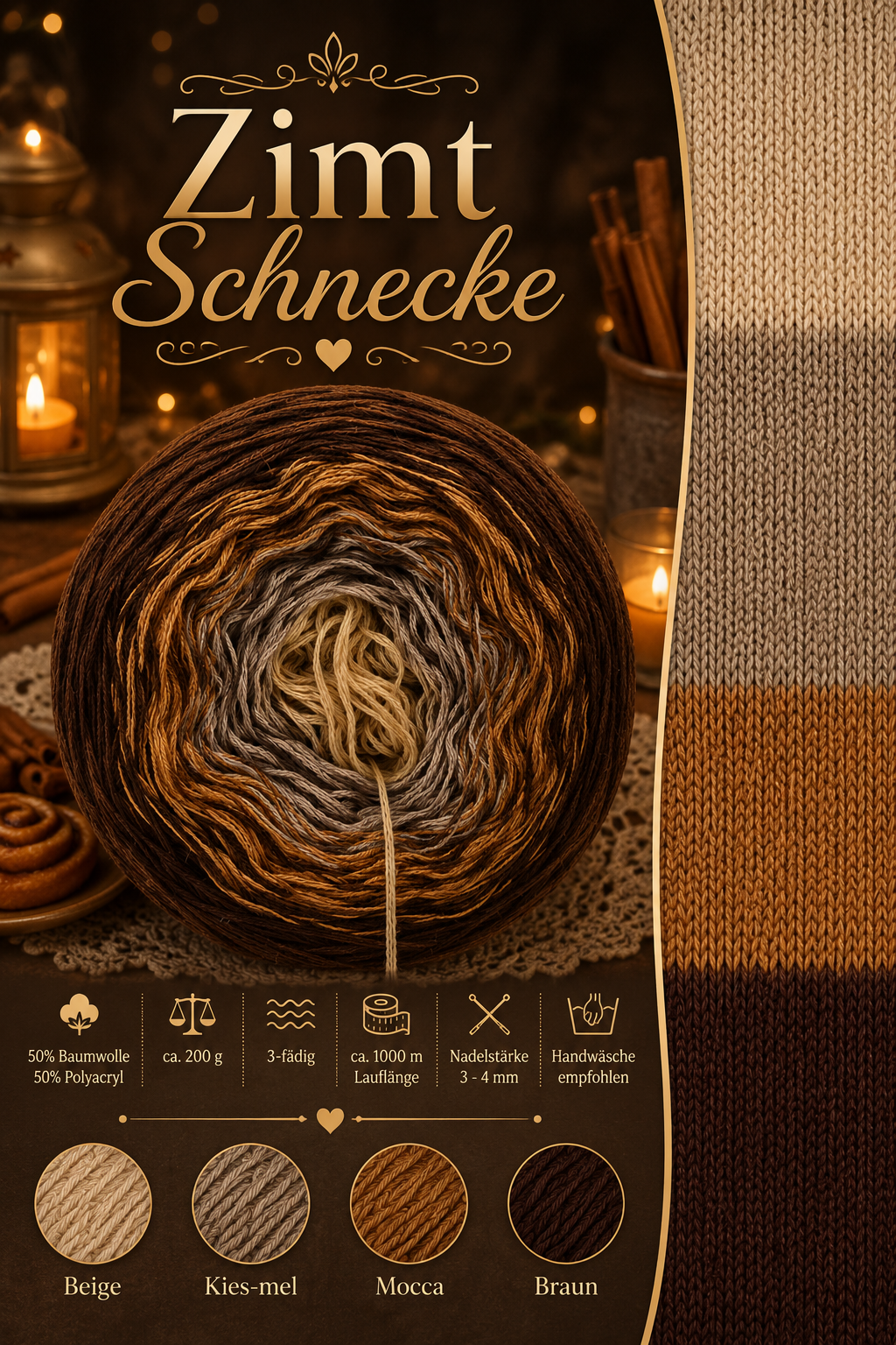 Bobbel Zimt Schnecke