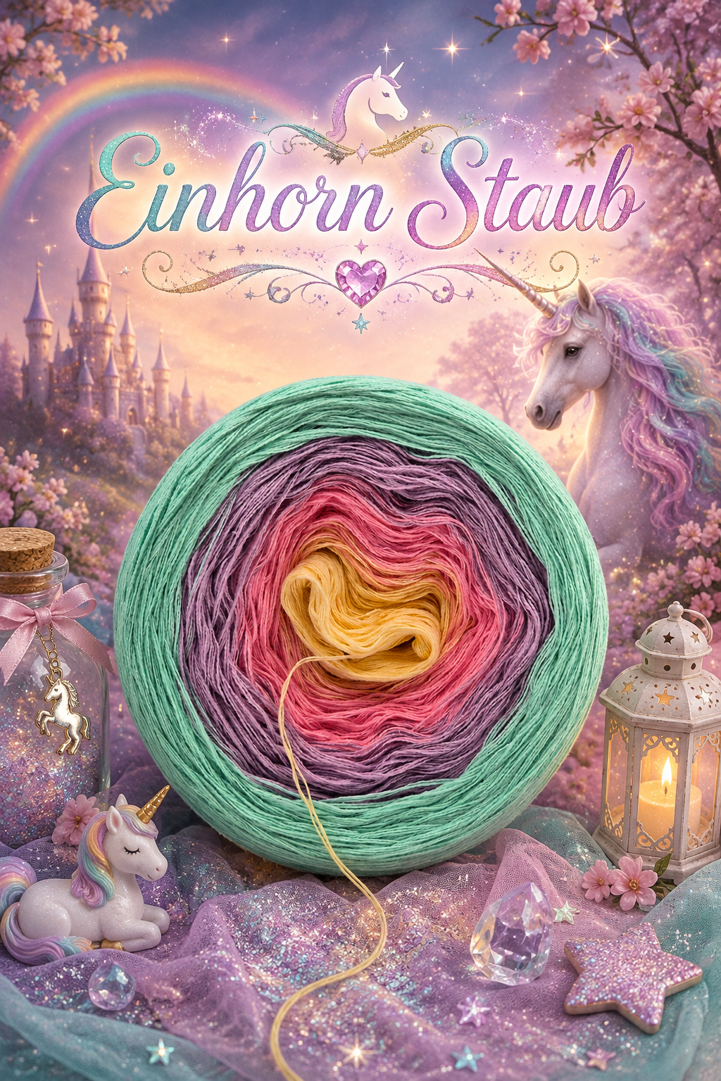 Bobbel Einhorn Staub