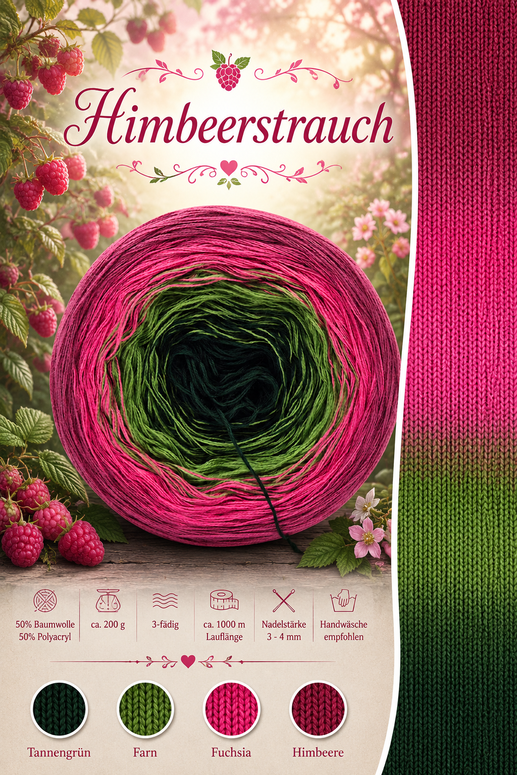 Bobbel Himbeerstrauch