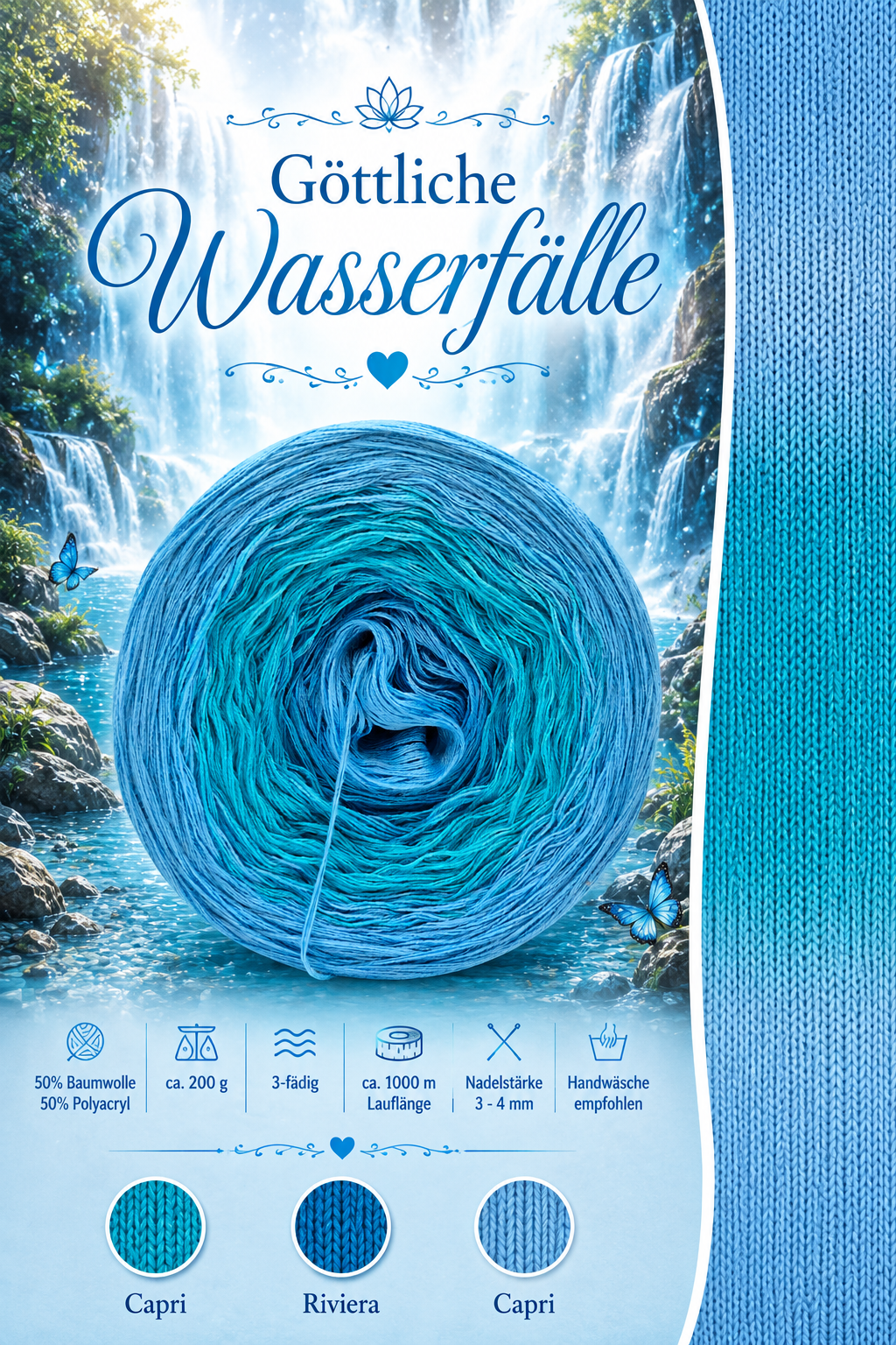 Bobbel Göttliche Wasserfälle