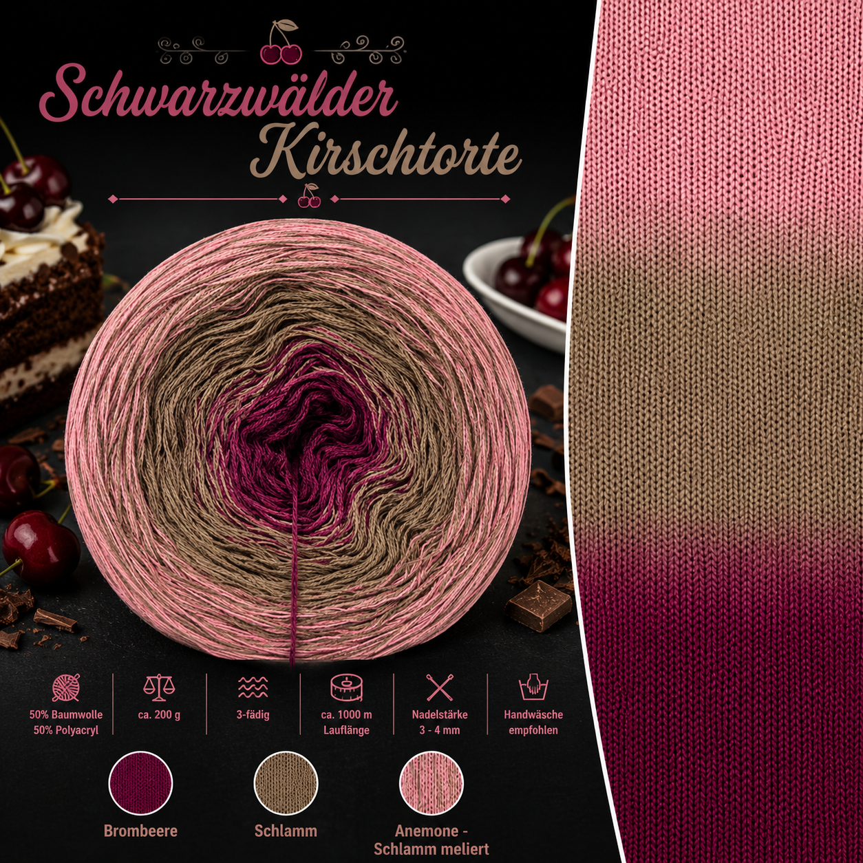 Bobbel Schwarzwälder Kirschtorte