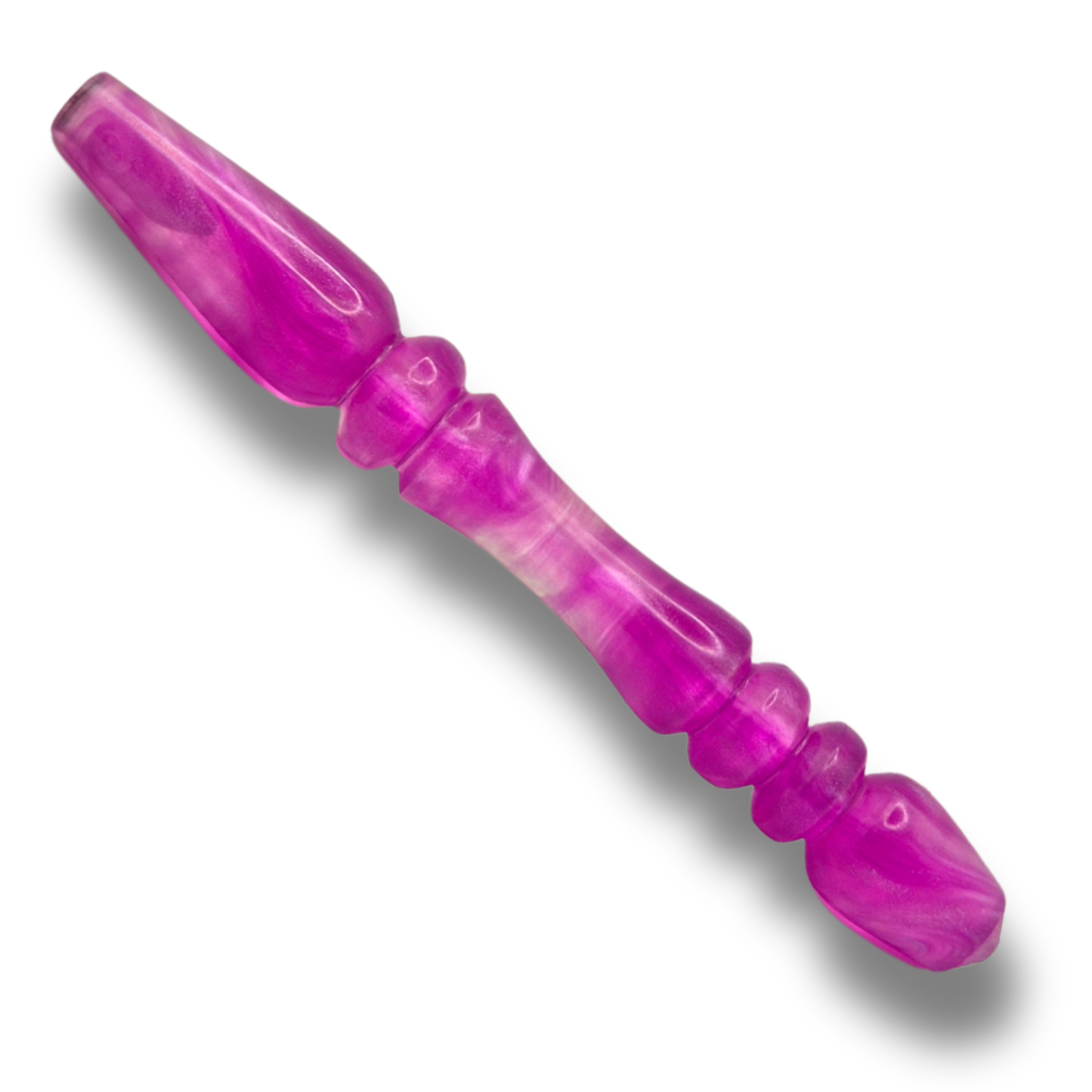 Handgefertigte Resin-Häkelnadel 3,5–5 mm – ergonomisches Unikat