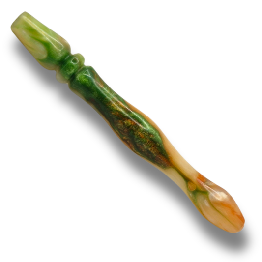 Handgefertigte Resin-Häkelnadel 3–5 mm – ergonomisches Unikat