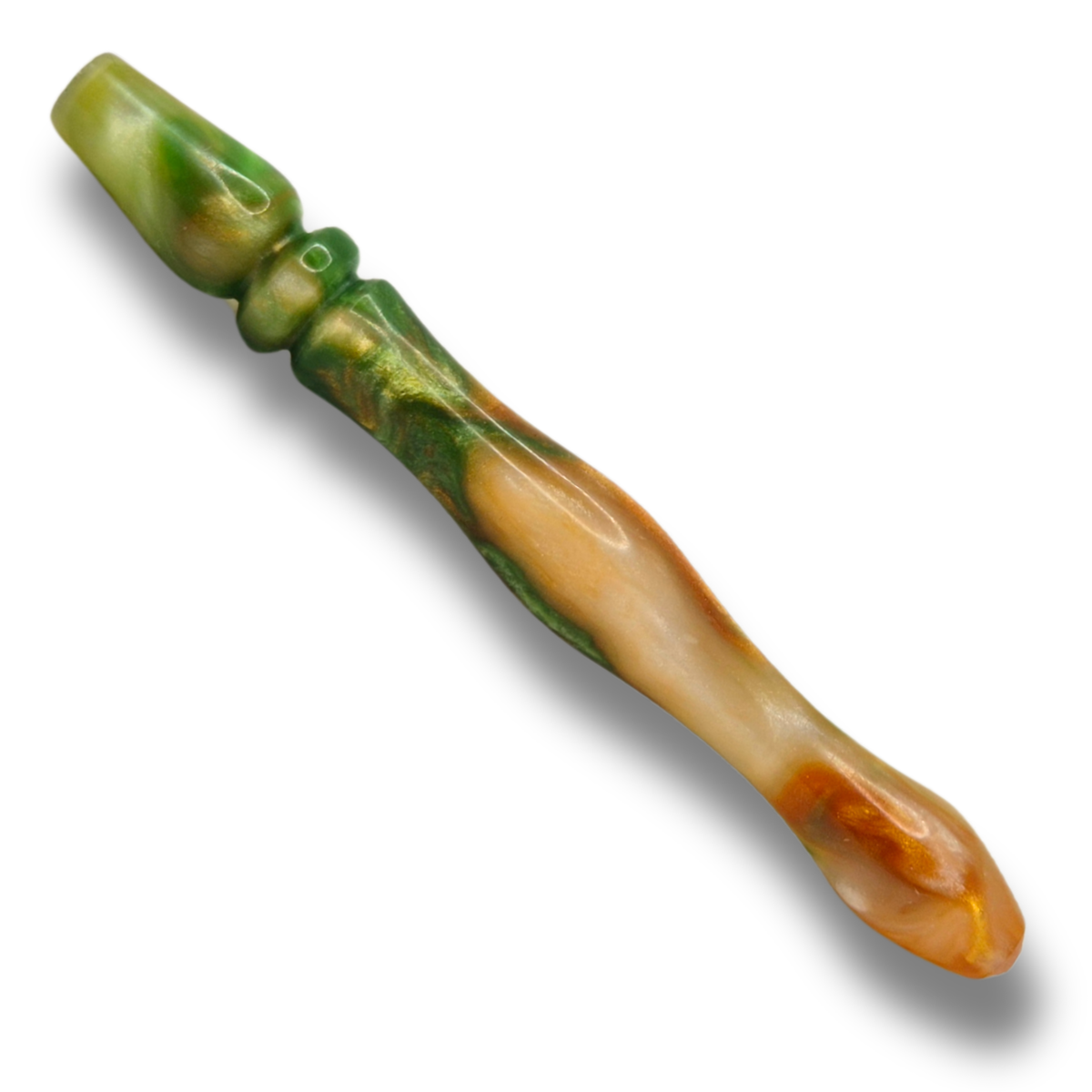 Handgefertigte Resin-Häkelnadel 3–5 mm – ergonomisches Unikat