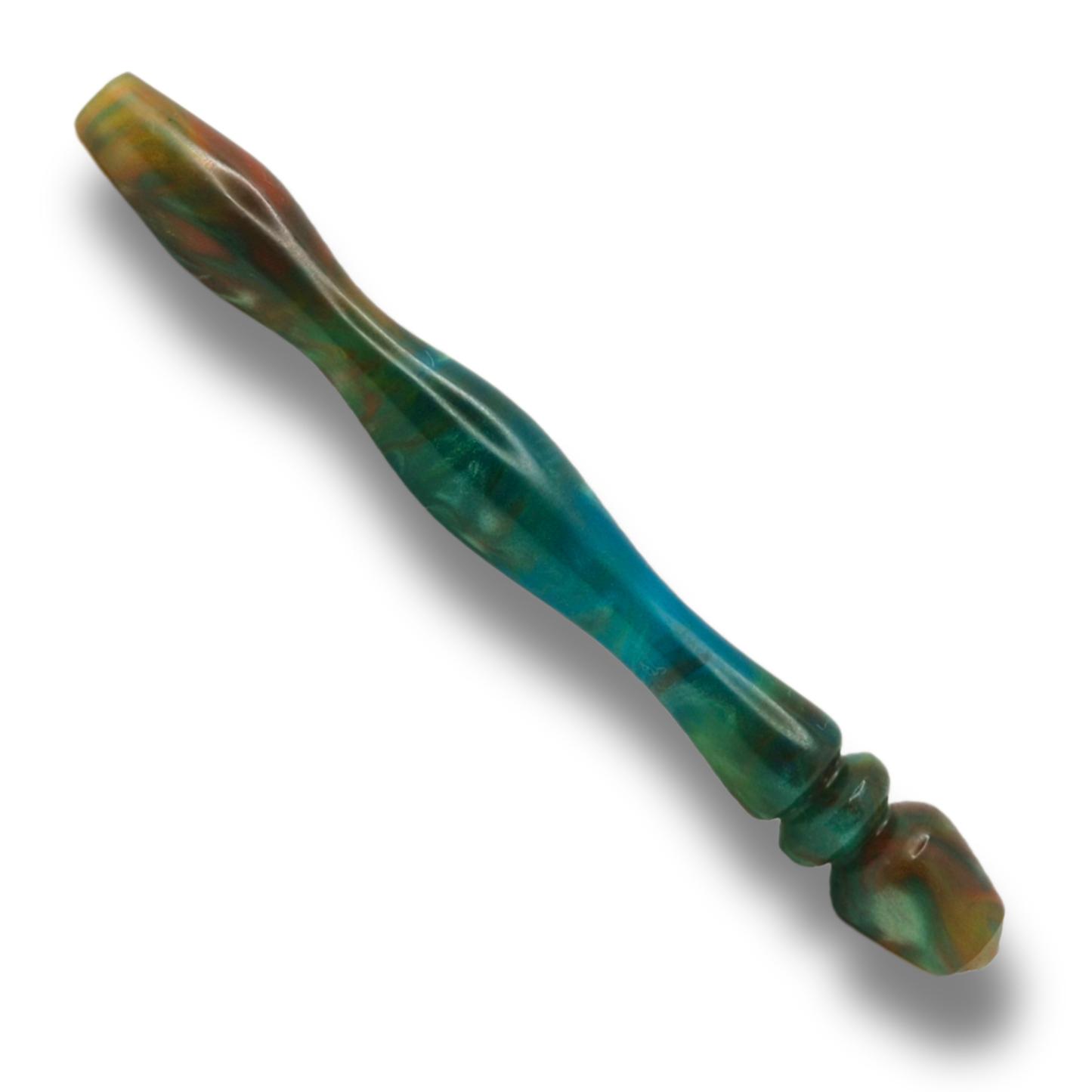 Handgefertigte Resin-Häkelnadel 3–5 mm – ergonomisches Unikat