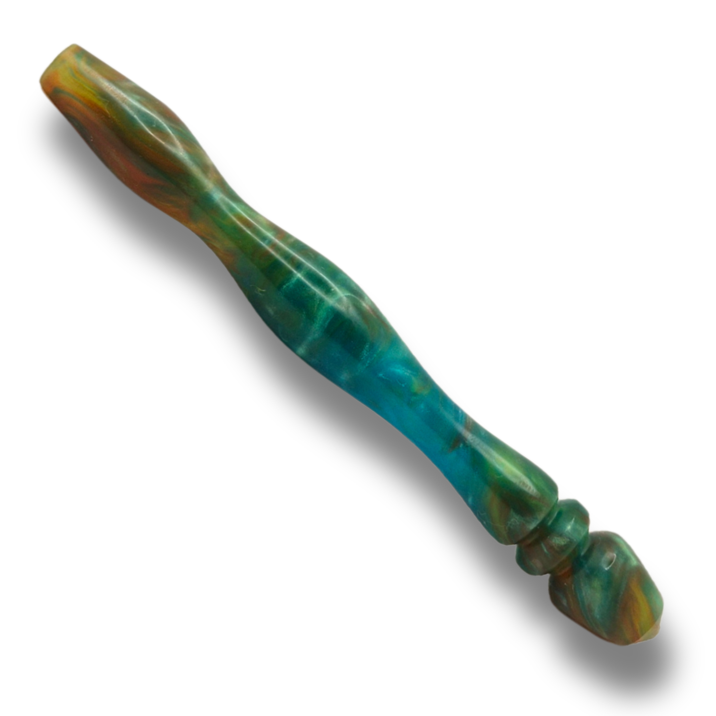 Handgefertigte Resin-Häkelnadel 3–5 mm – ergonomisches Unikat