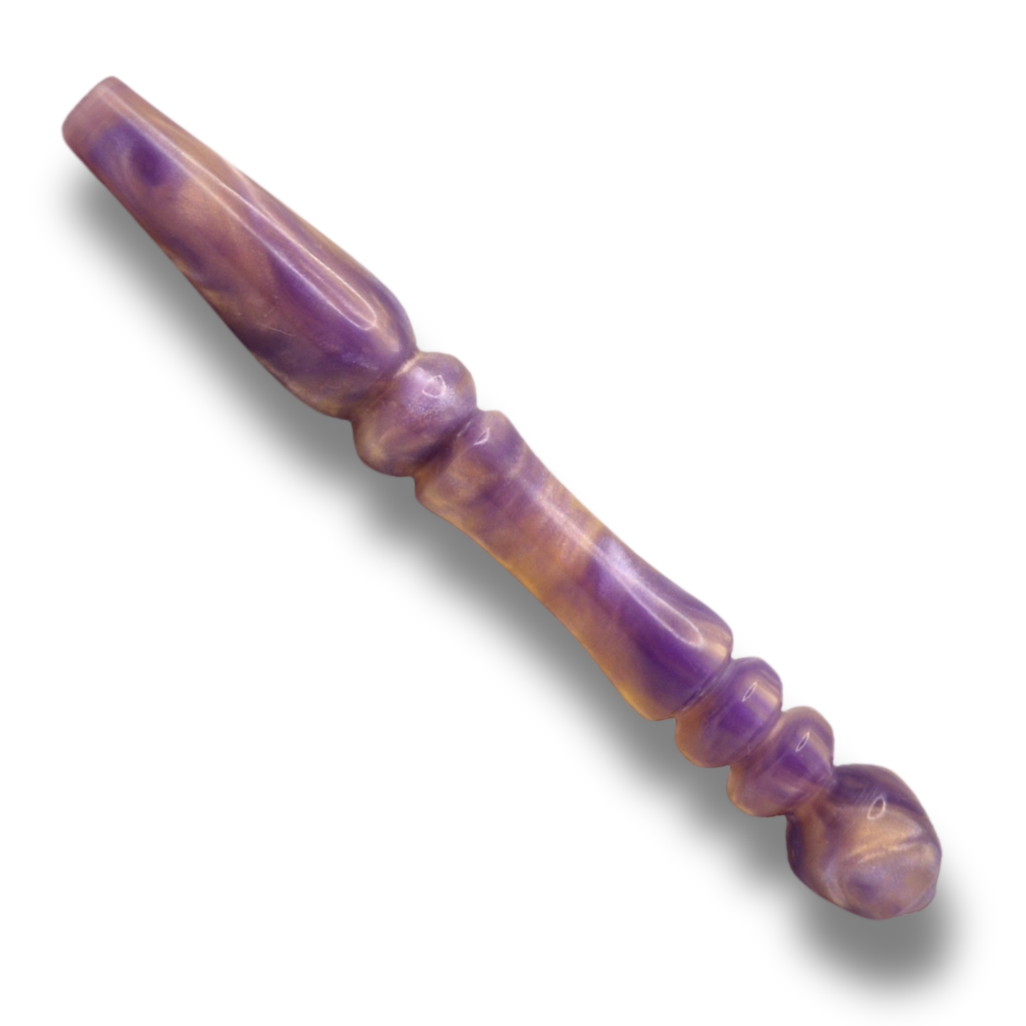 Handgefertigte Resin-Häkelnadel 3–5 mm – ergonomisches Unikat