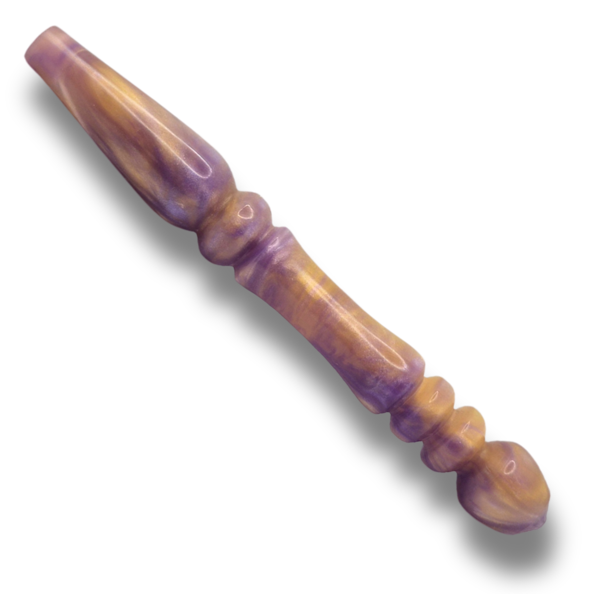 Handgefertigte Resin-Häkelnadel 3–5 mm – ergonomisches Unikat