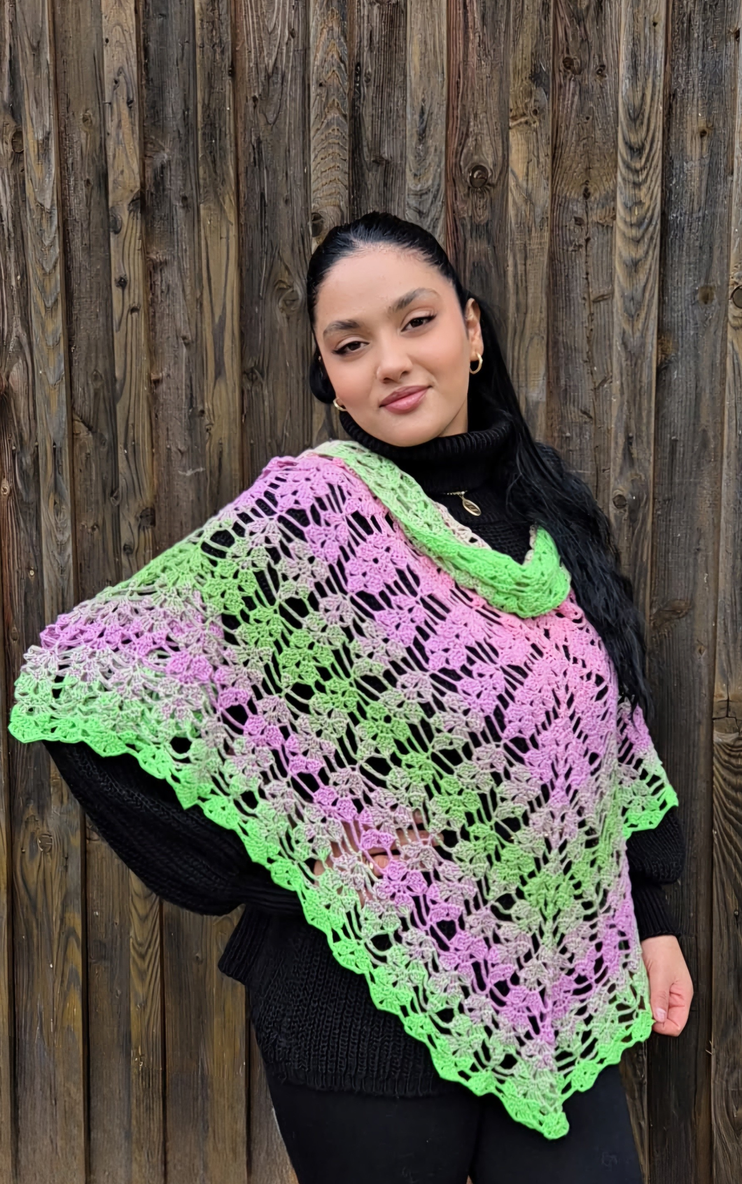 Tuch / Schal Die Harfe der Meerjungfrau