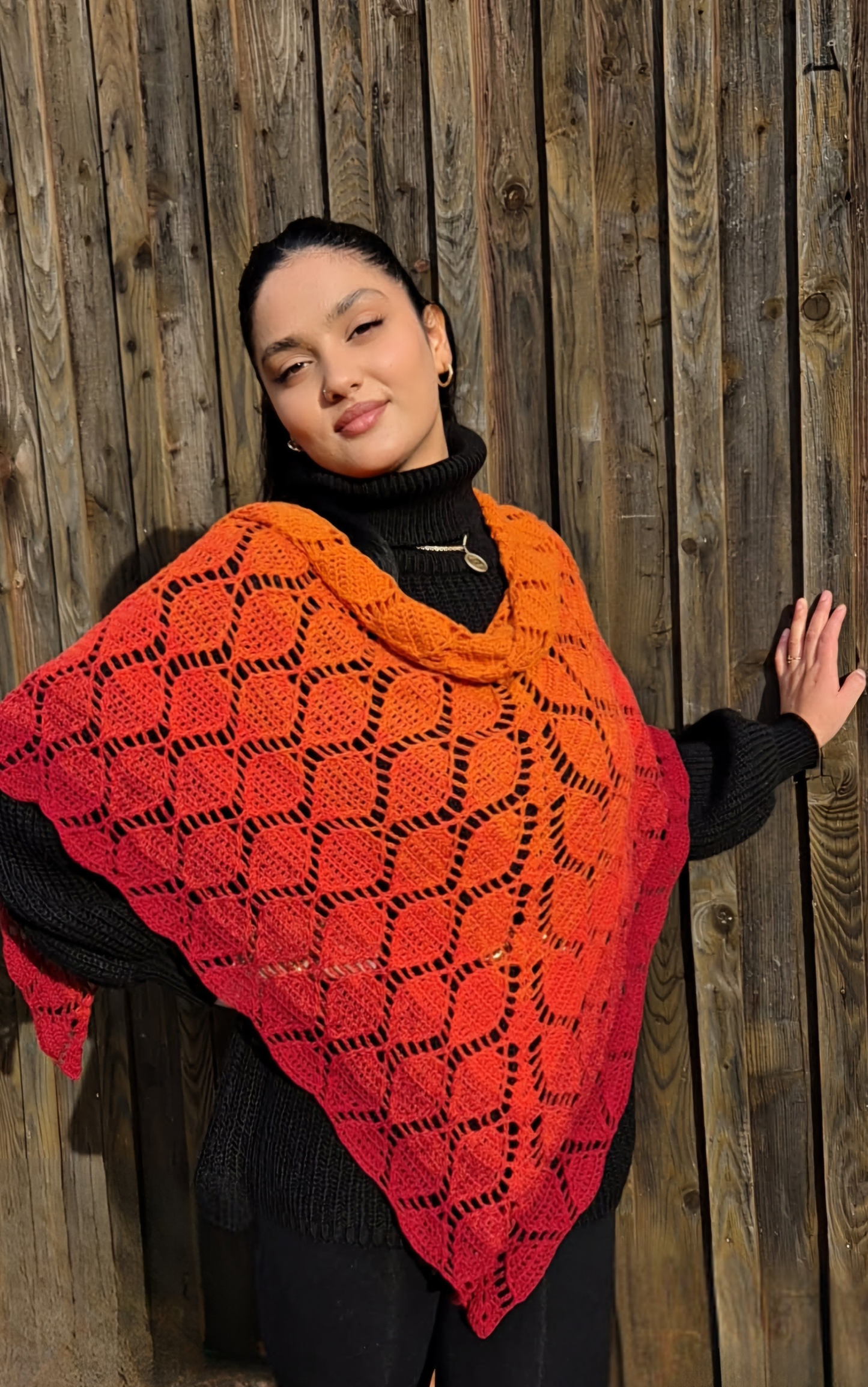 Tuch / Schal Wenn die Herbstnymphe tanzt