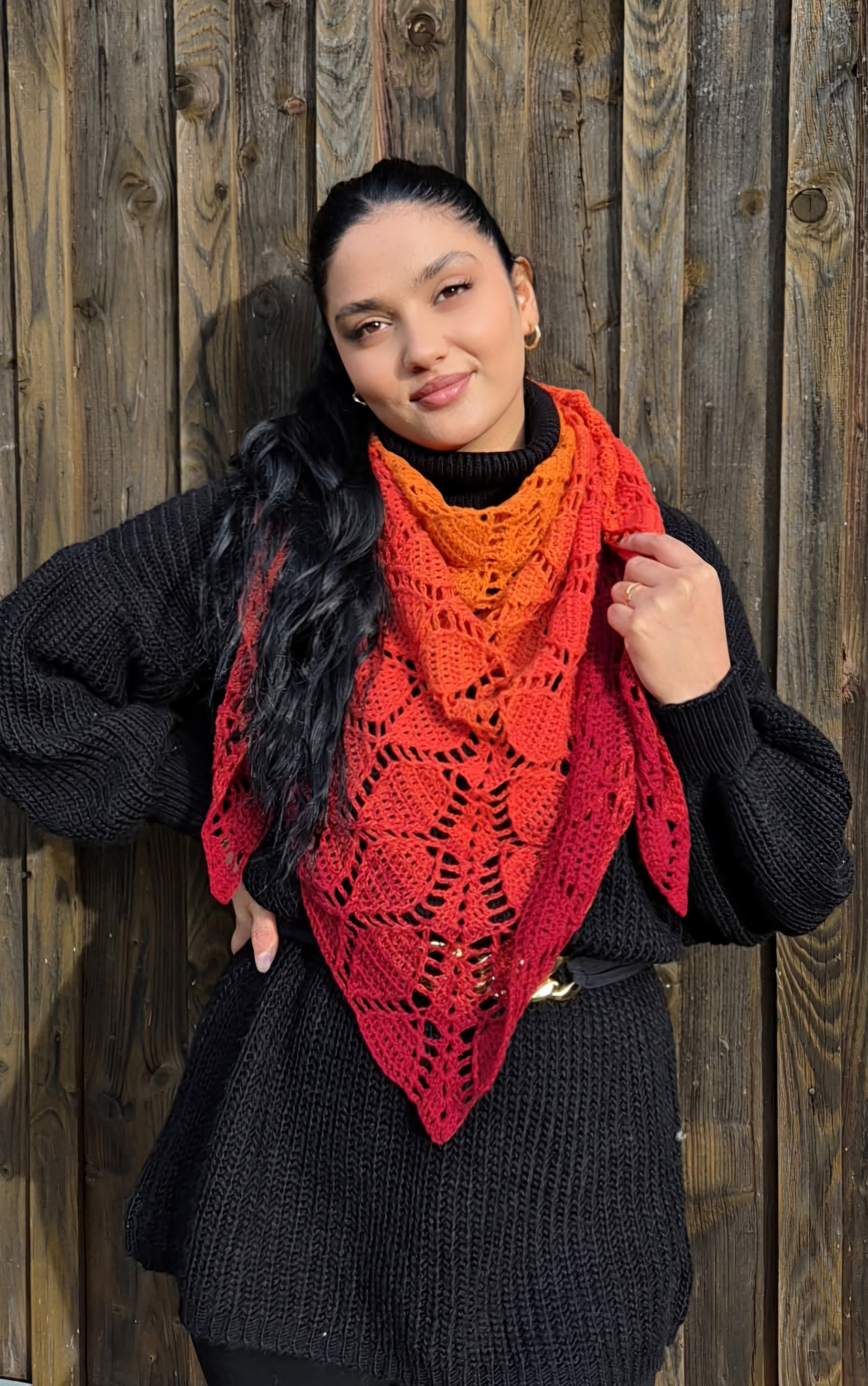 Tuch / Schal Wenn die Herbstnymphe tanzt