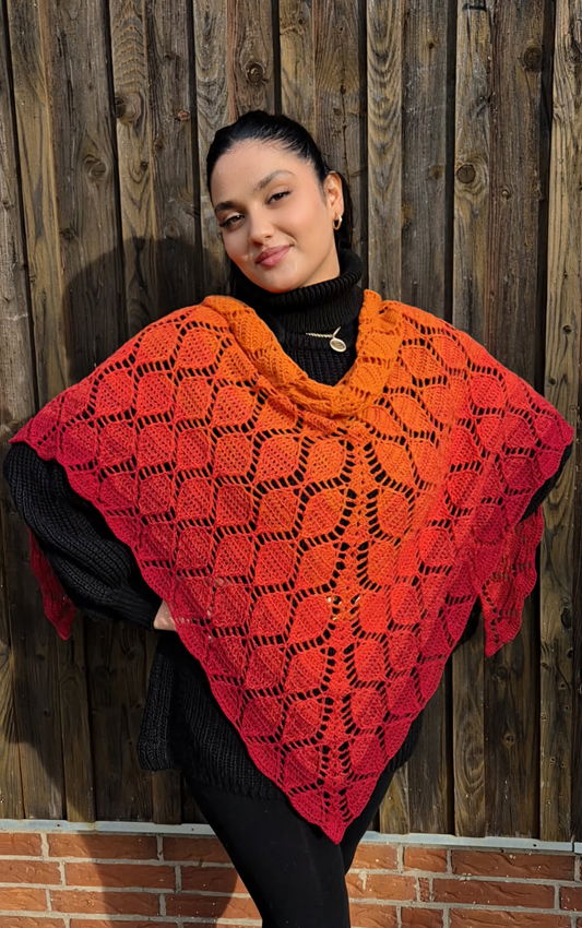 Tuch / Schal Wenn die Herbstnymphe tanzt