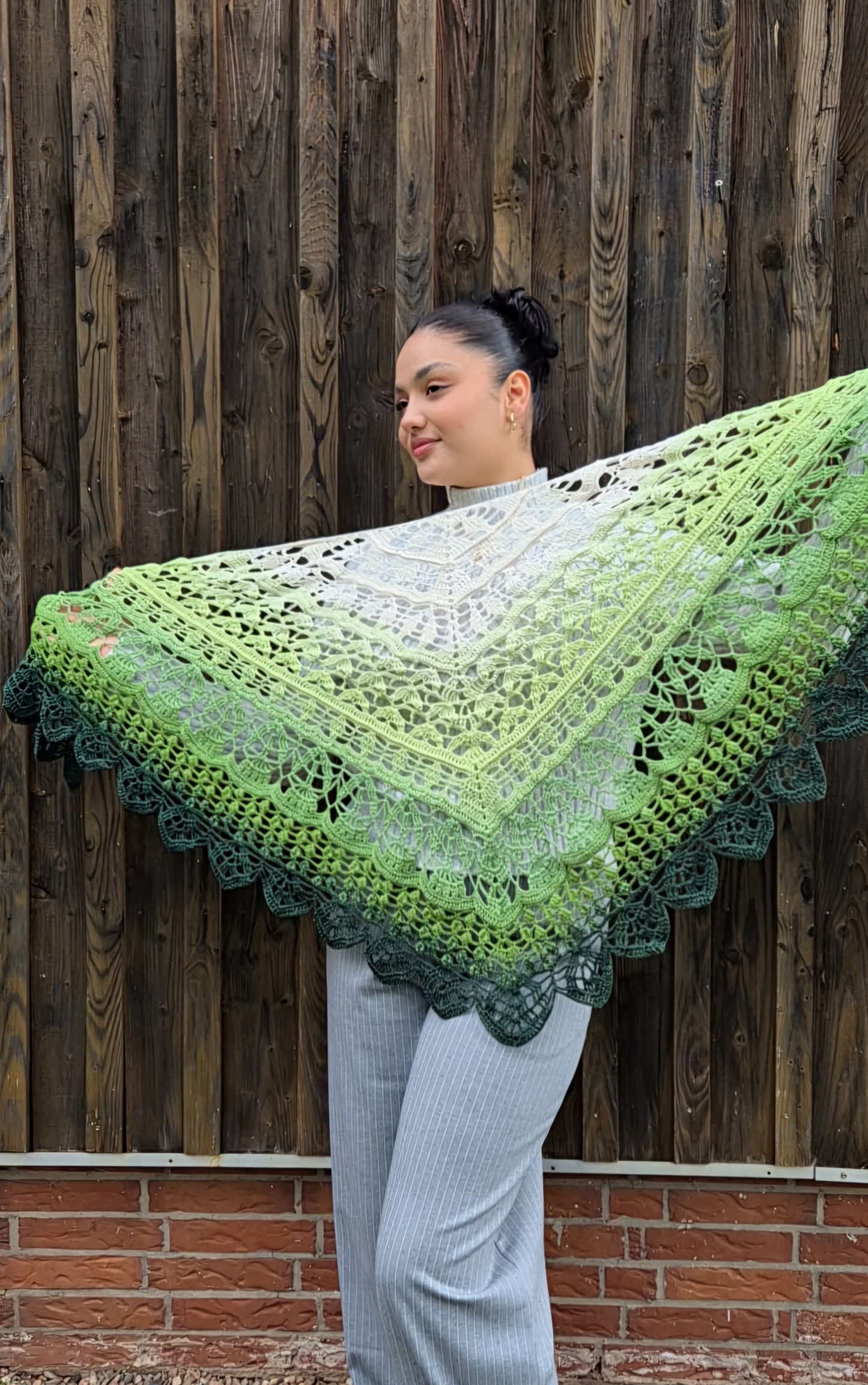 Tuch / Schal Walzer der Frühlingsnymphe