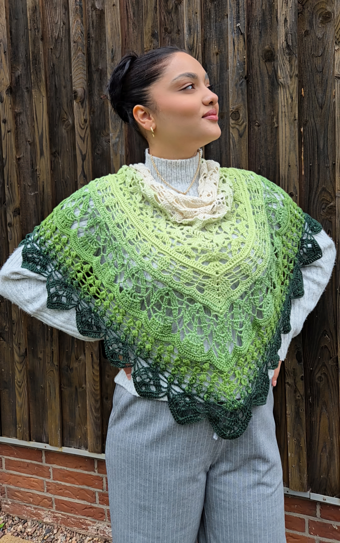 Tuch / Schal Walzer der Frühlingsnymphe