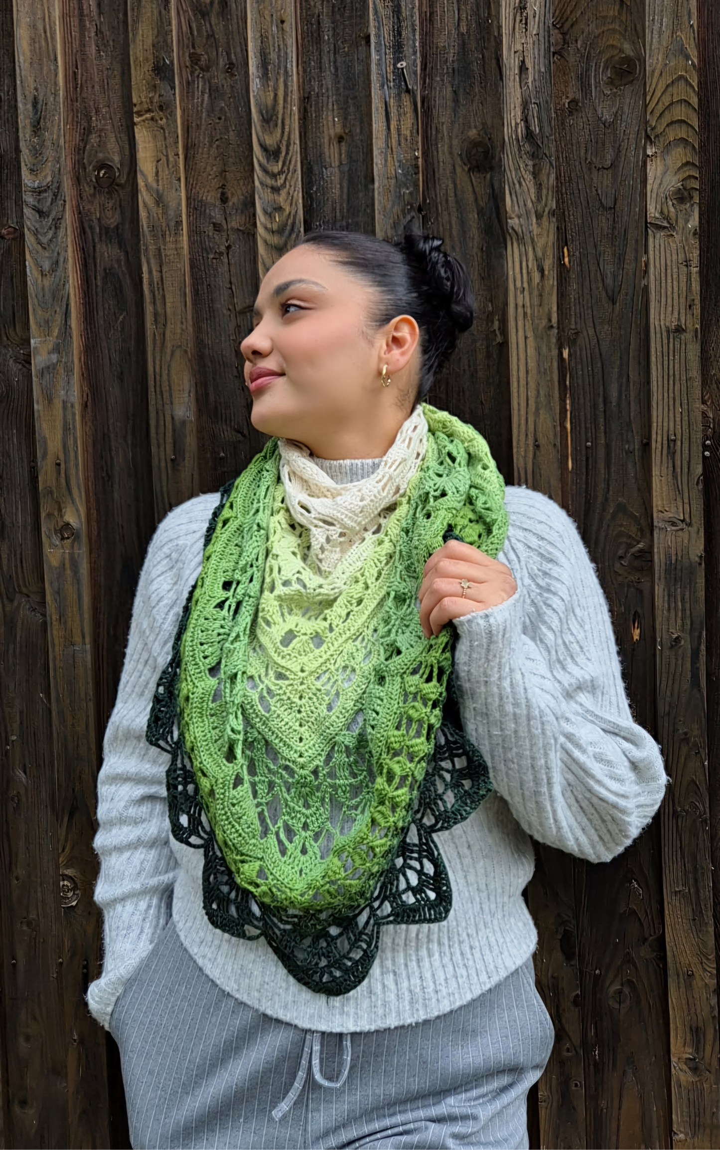 Tuch / Schal Walzer der Frühlingsnymphe