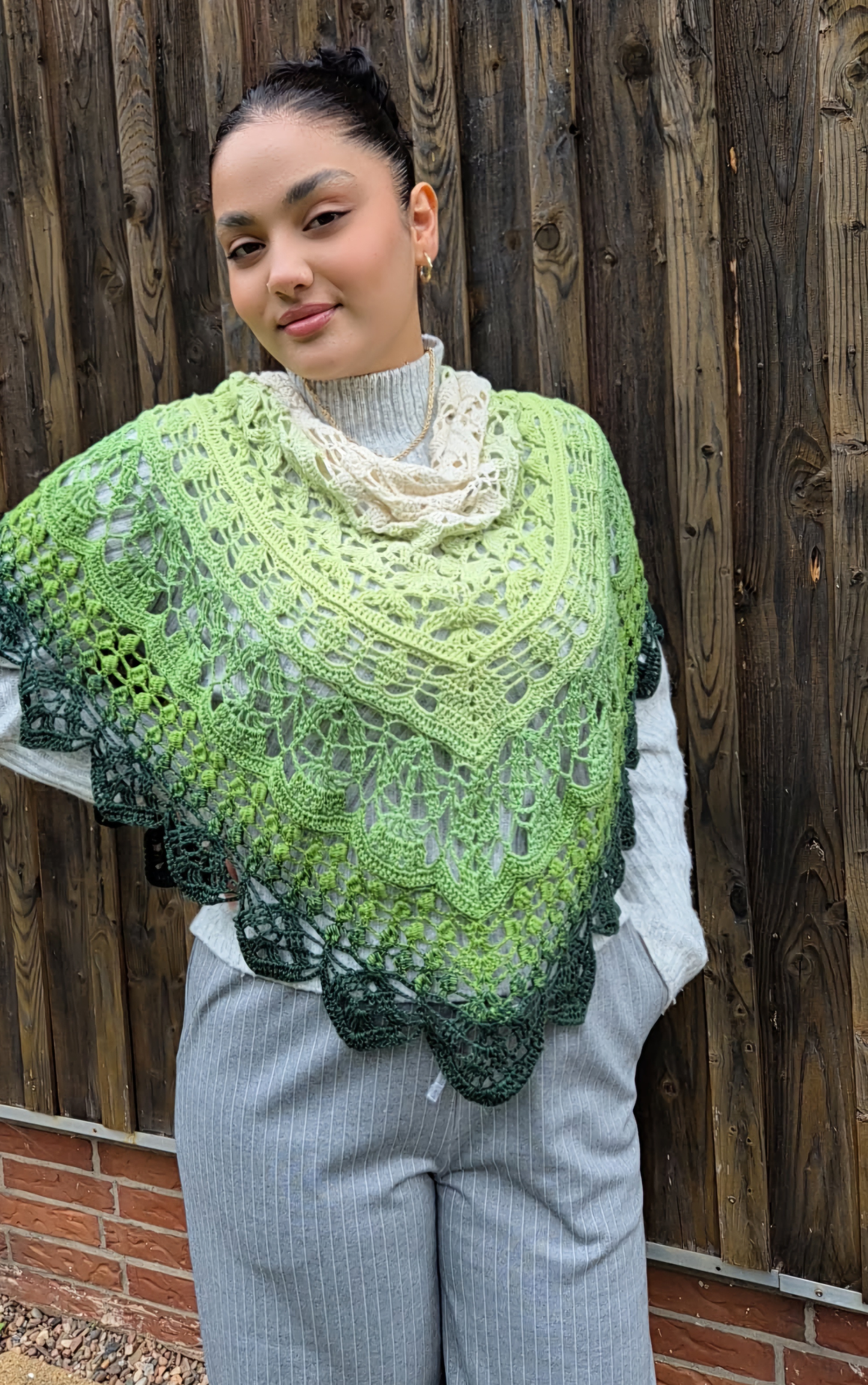 Tuch / Schal Walzer der Frühlingsnymphe