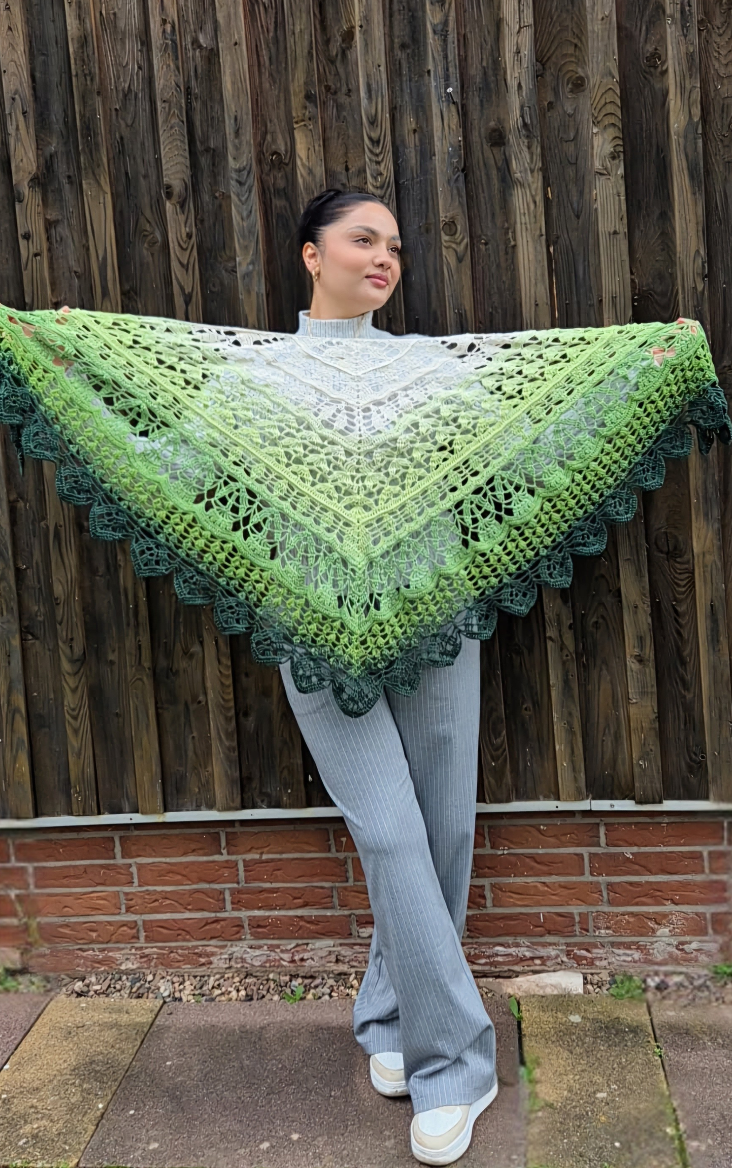 Tuch / Schal Walzer der Frühlingsnymphe