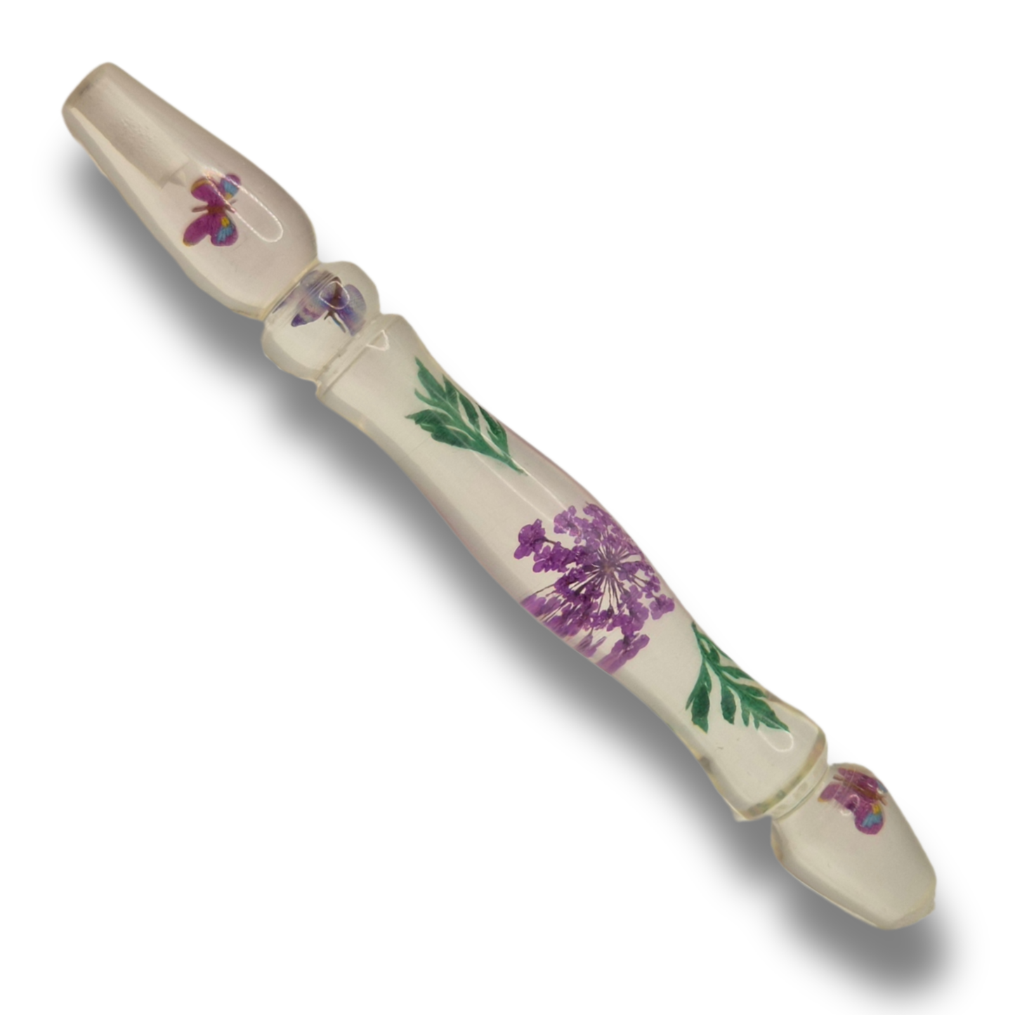 Handgefertigte Resin-Häkelnadel 2,5–5 mm – ergonomisches Unikat