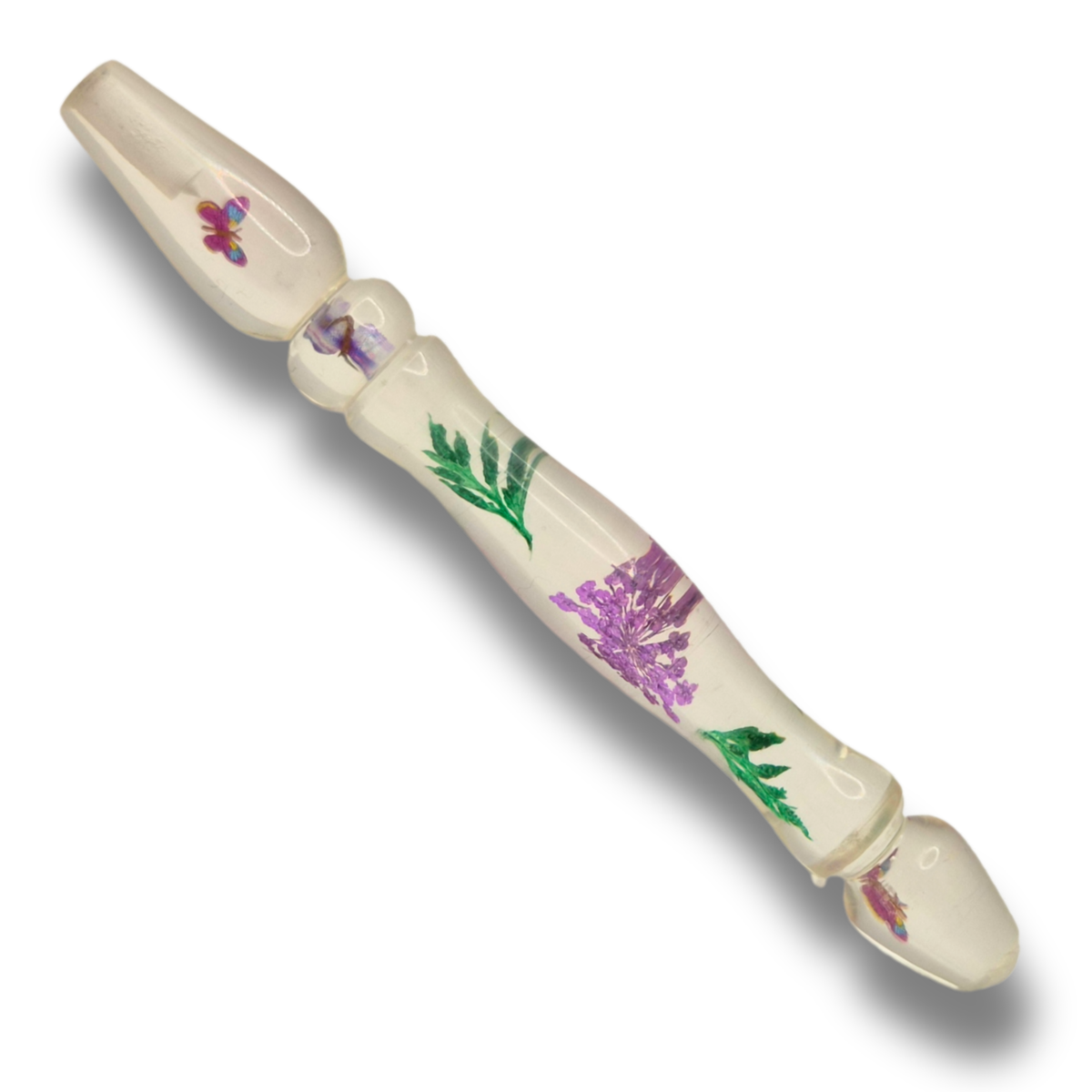 Handgefertigte Resin-Häkelnadel 2,5–5 mm – ergonomisches Unikat