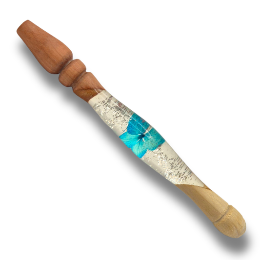 Handgefertigte hybride-Häkelnadel 3–4,5 mm – ergonomisches Unikat