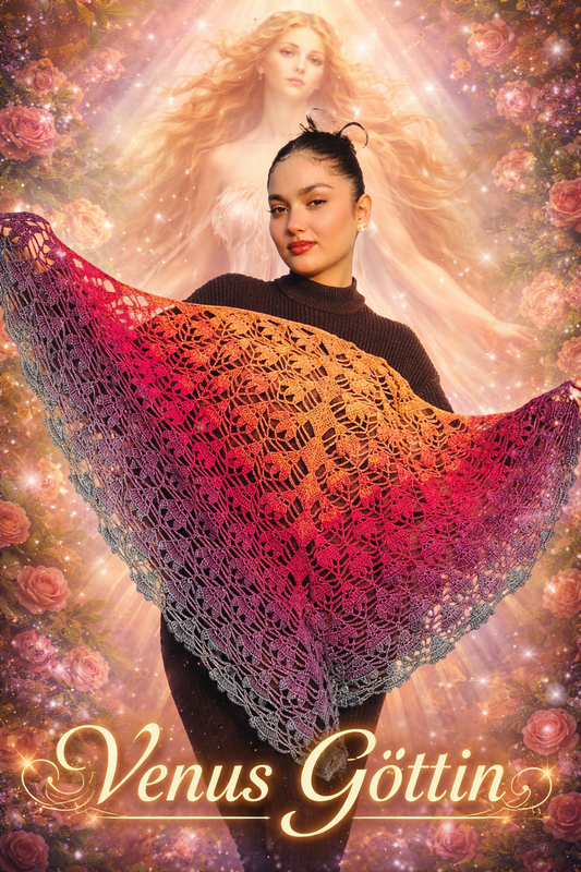 Häkelanleitung Dreieckstuch Venus Göttin (PDF)