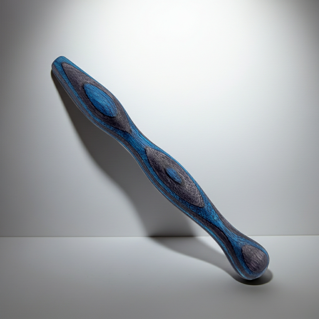 Handgefertigte Holz-Häkelnadel aus Multiplex 2,5–4 mm – ergonomisches Unikat