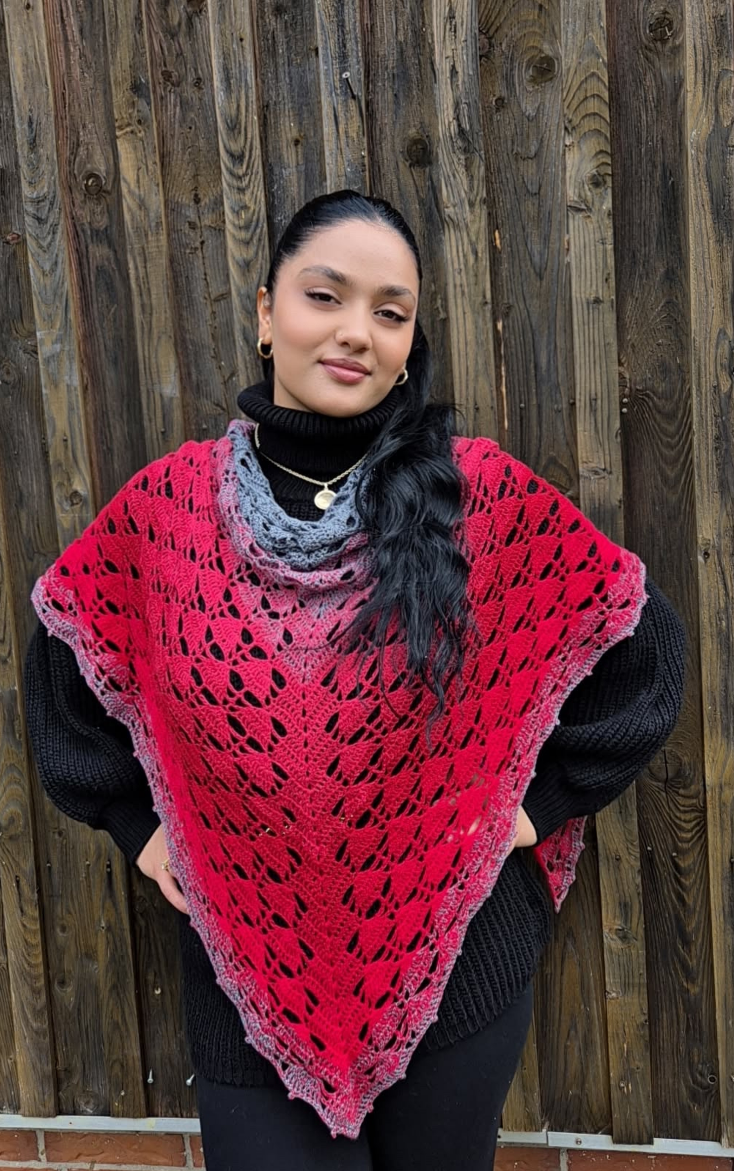 Häkelanleitung „Amari“ – elegantes Dreieckstuch als PDF