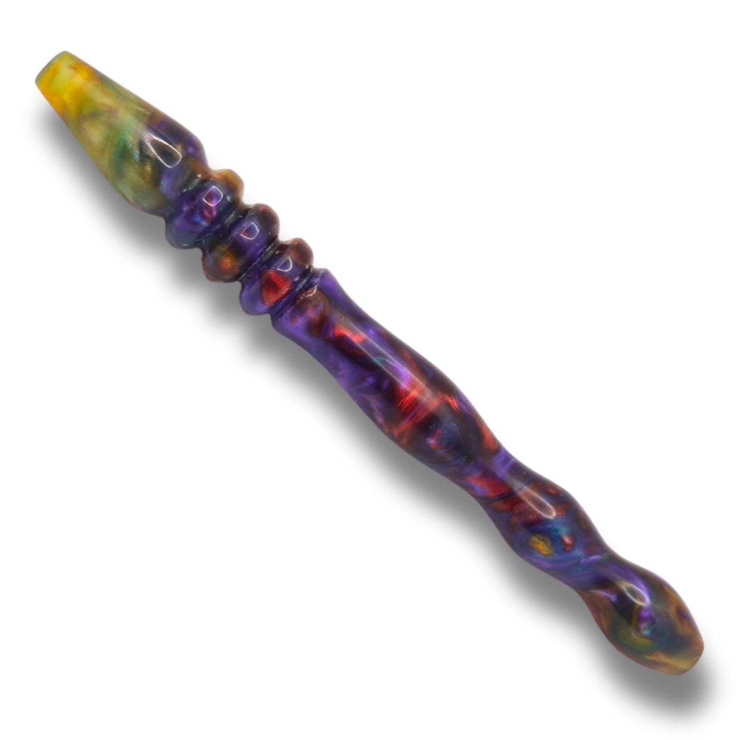 Handgefertigte Resin-Häkelnadel – Ergonomisch, Slim – Wählbare Nadelstärke 3 – 5 mm / Handmade Resin Crochet Hook