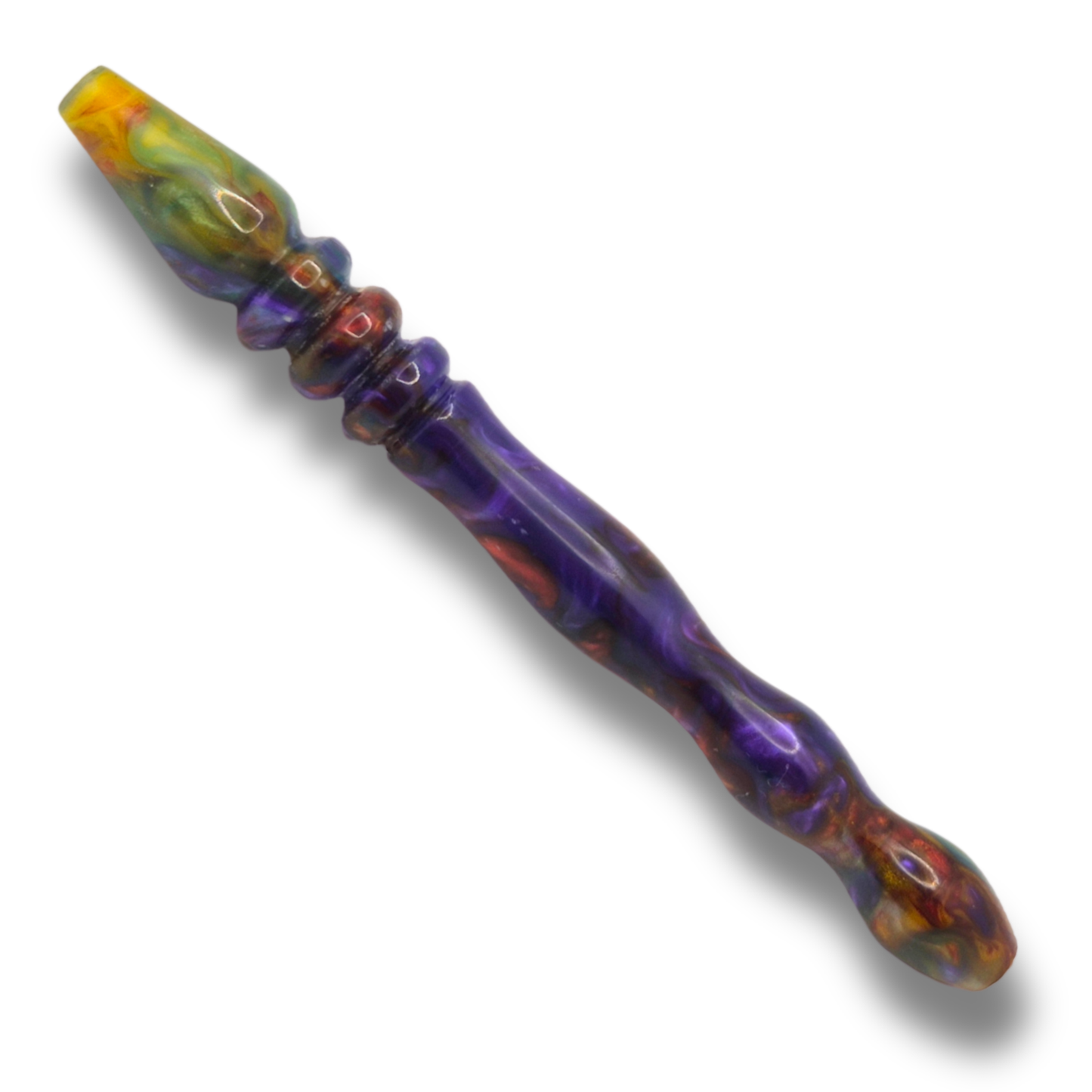 Handgefertigte Resin-Häkelnadel – Ergonomisch, Slim – Wählbare Nadelstärke 3 – 5 mm / Handmade Resin Crochet Hook