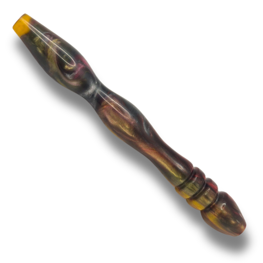 Handgefertigte Resin-Häkelnadel 3–5,5 mm – ergonomisches Unikat