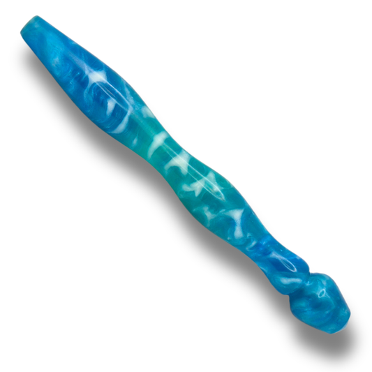 Handgefertigte Resin-Häkelnadel 3–5 mm – ergonomisches Unikat