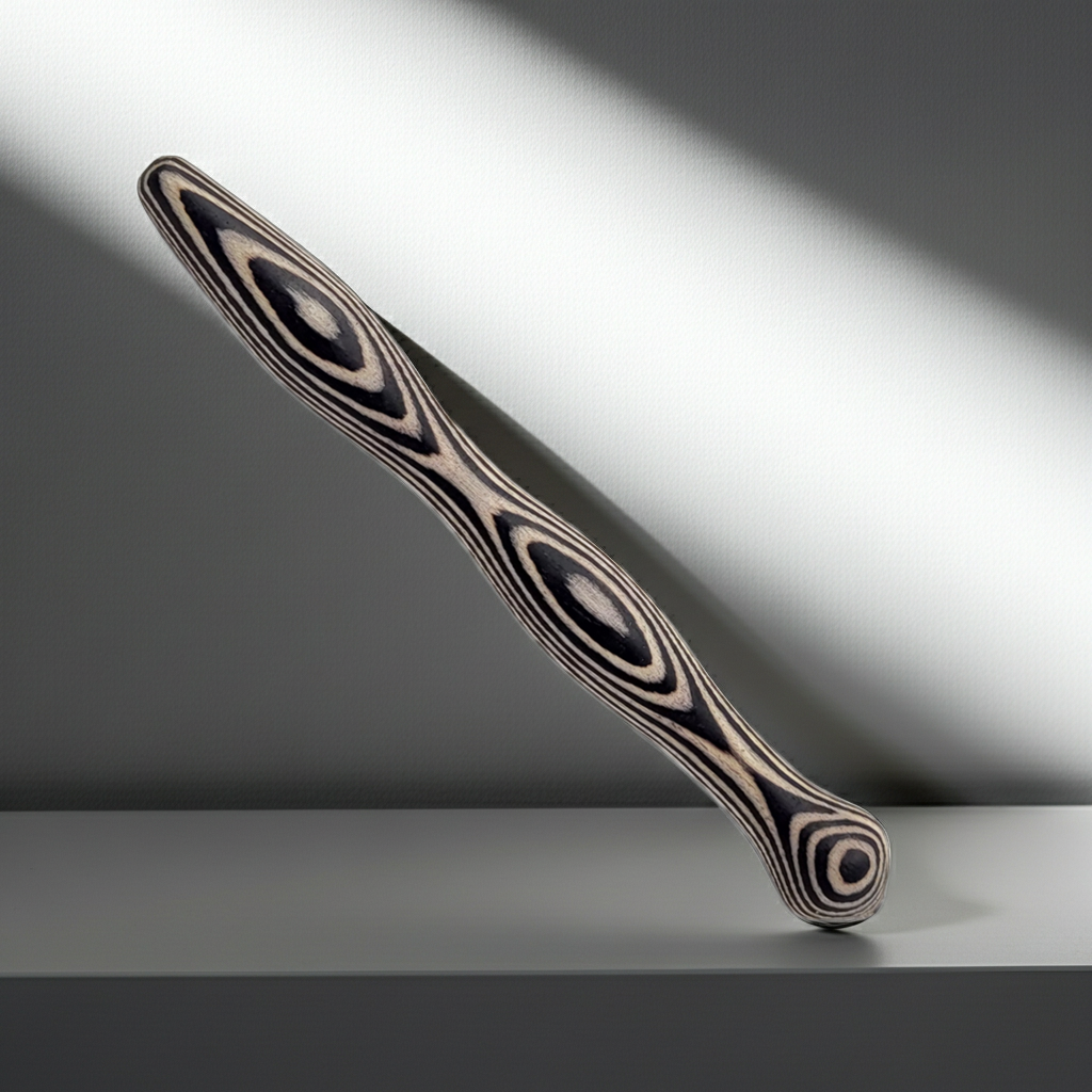 Handgefertigte Holz-Häkelnadel aus Multiplex 2,5–4 mm – ergonomisches Unikat