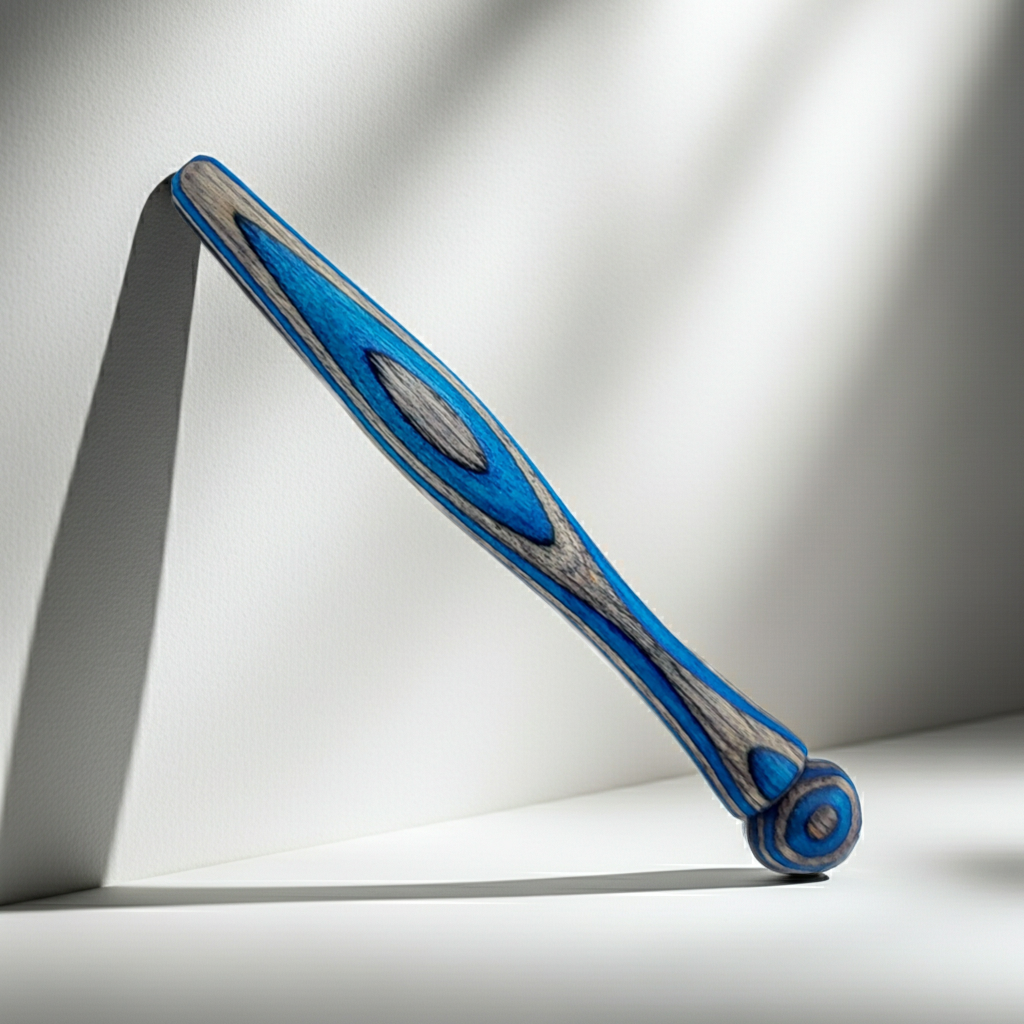 Handgefertigte Holz-Häkelnadel aus Multiplex 2,5–4 mm – ergonomisches Unikat