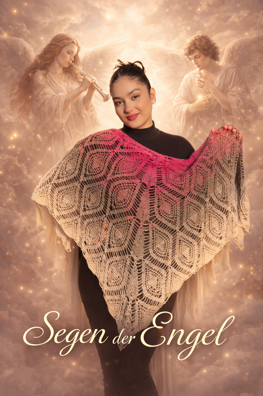 Häkelanleitung „Segen der Engel“ – elegantes Dreieckstuch als PDF